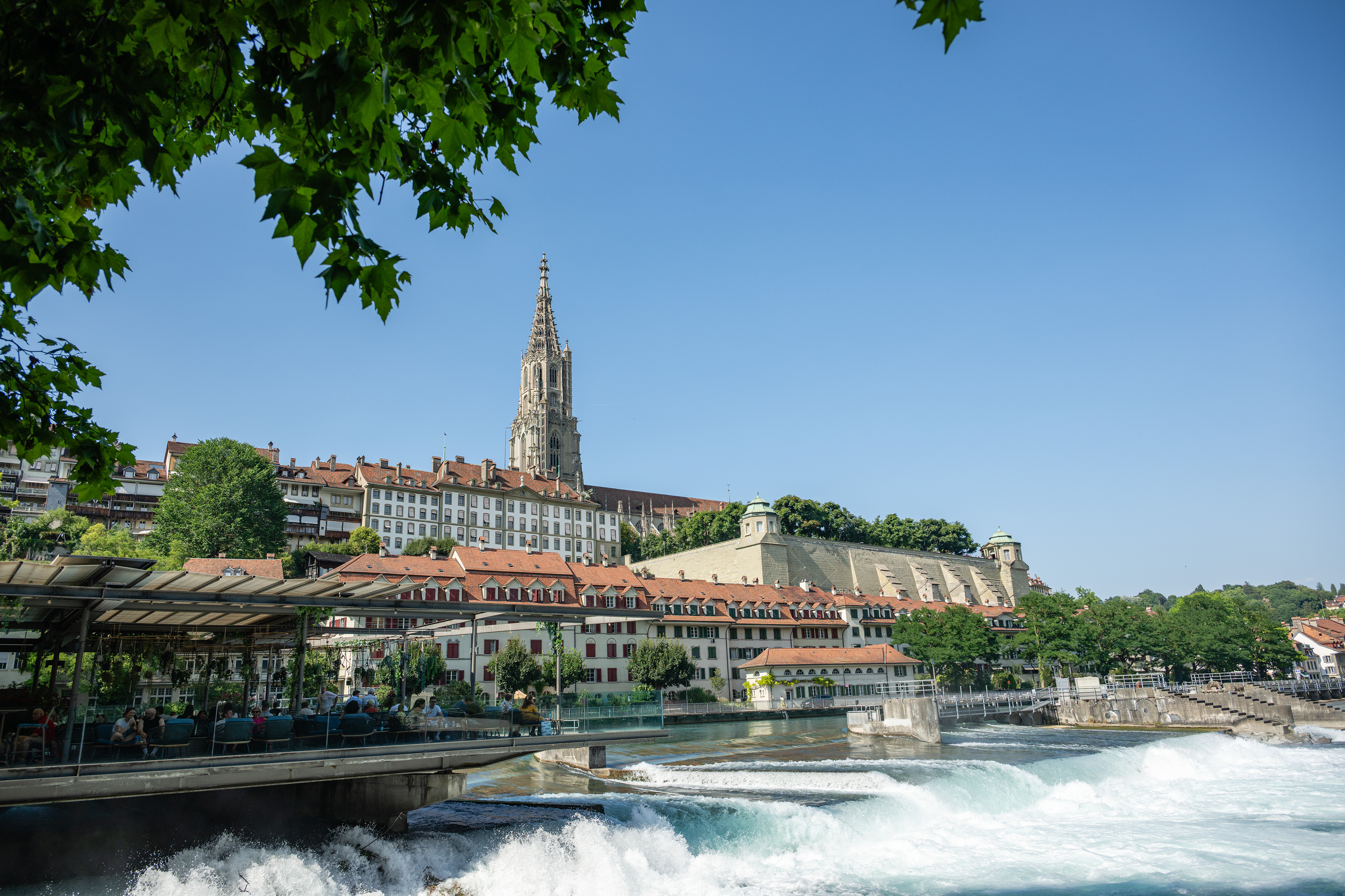 Cathedral of Bern & Aare river