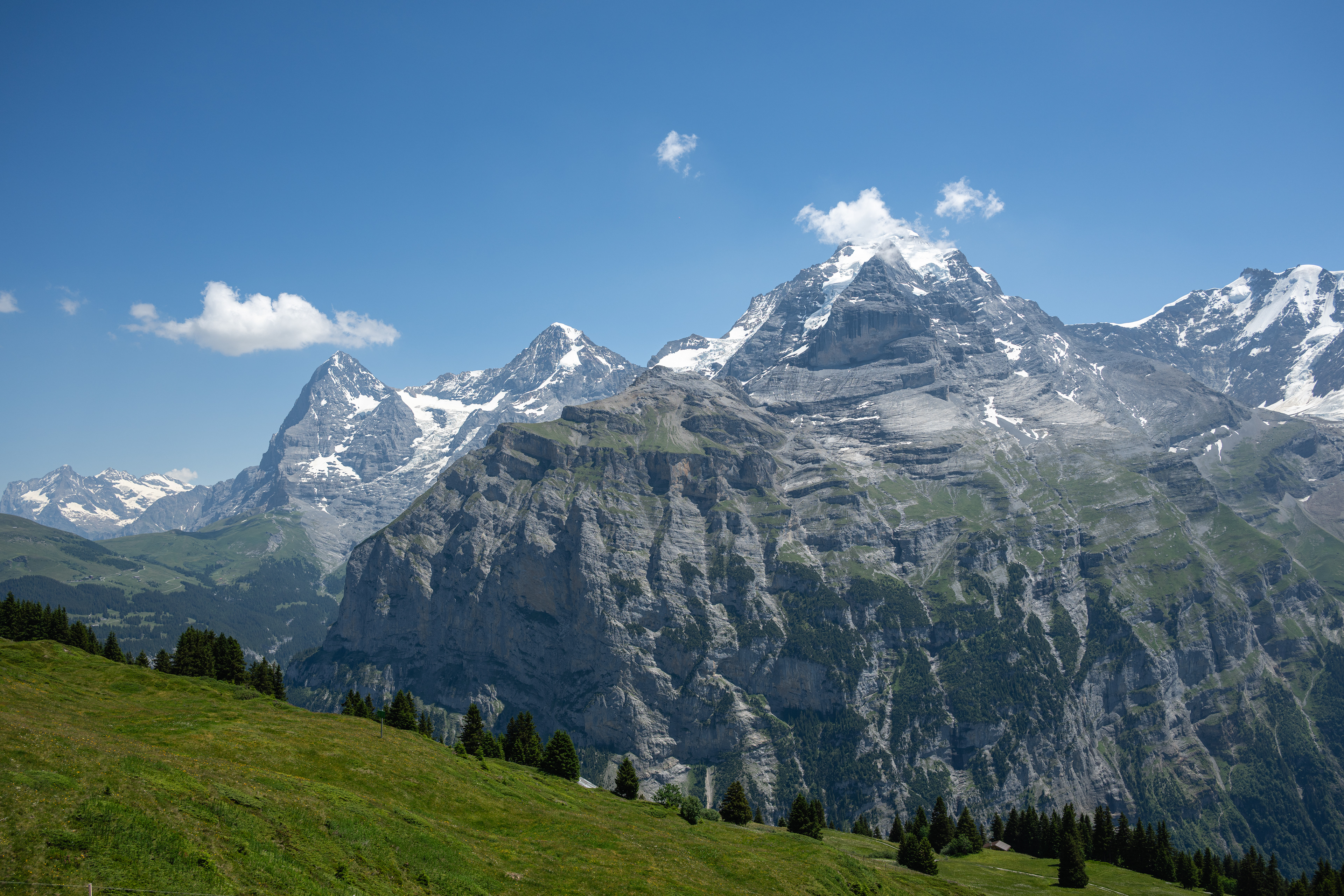 Eiger, Jungfrau, & Mönch, Mürren