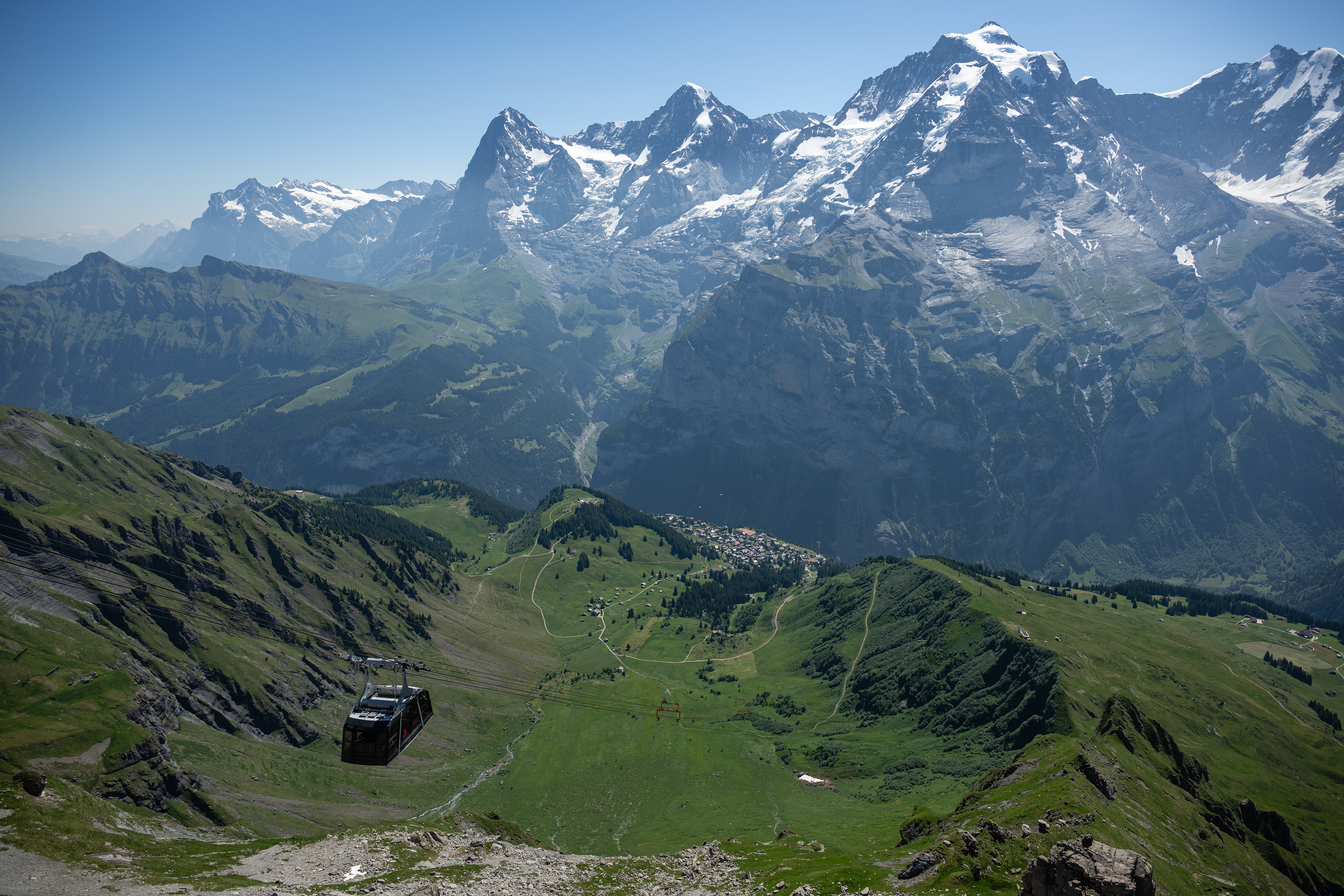 Eiger, Jungfrau, & Mönch, Mürren