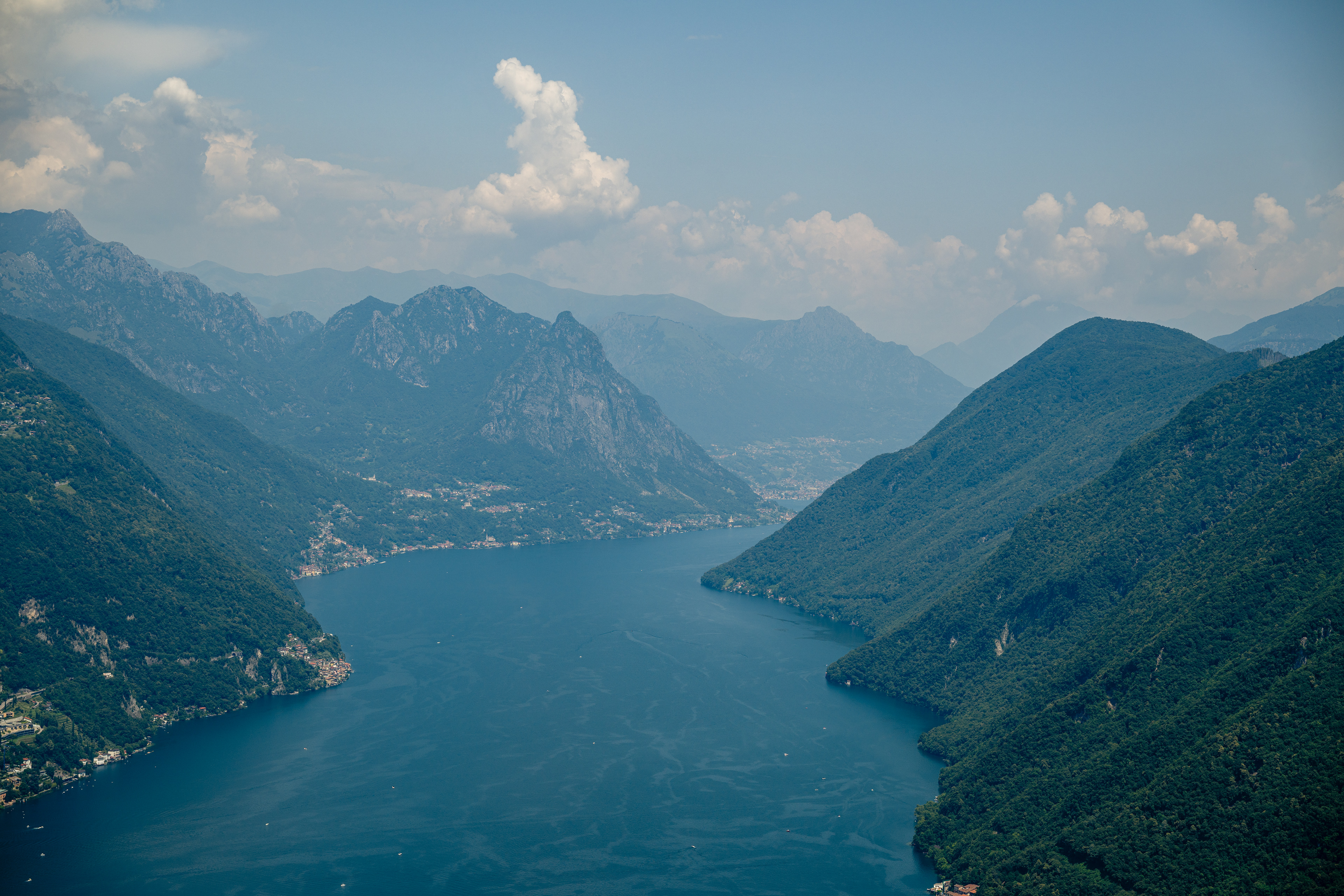 Lake Lugano from San Salvatore