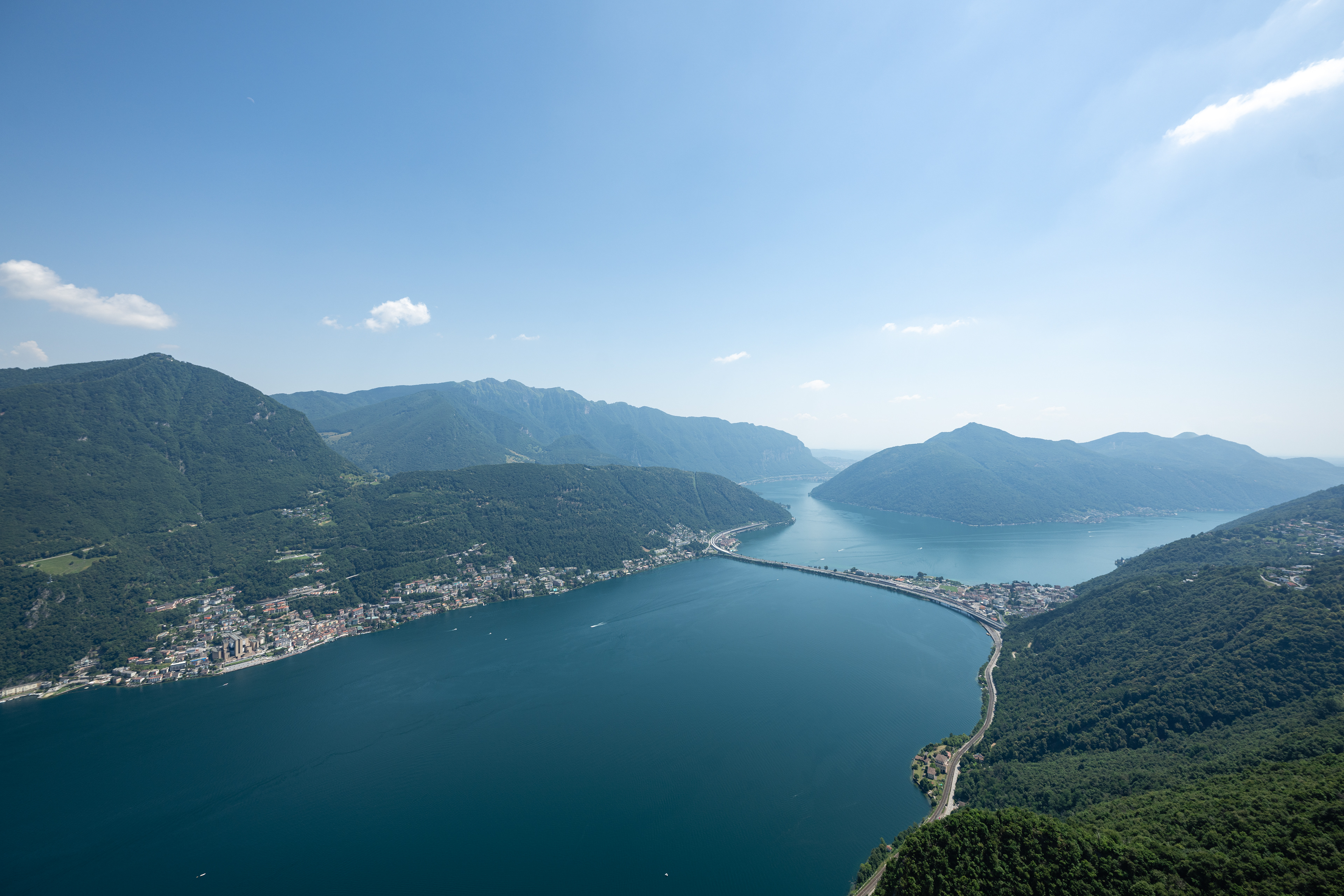Lake Lugano from San Salvatore