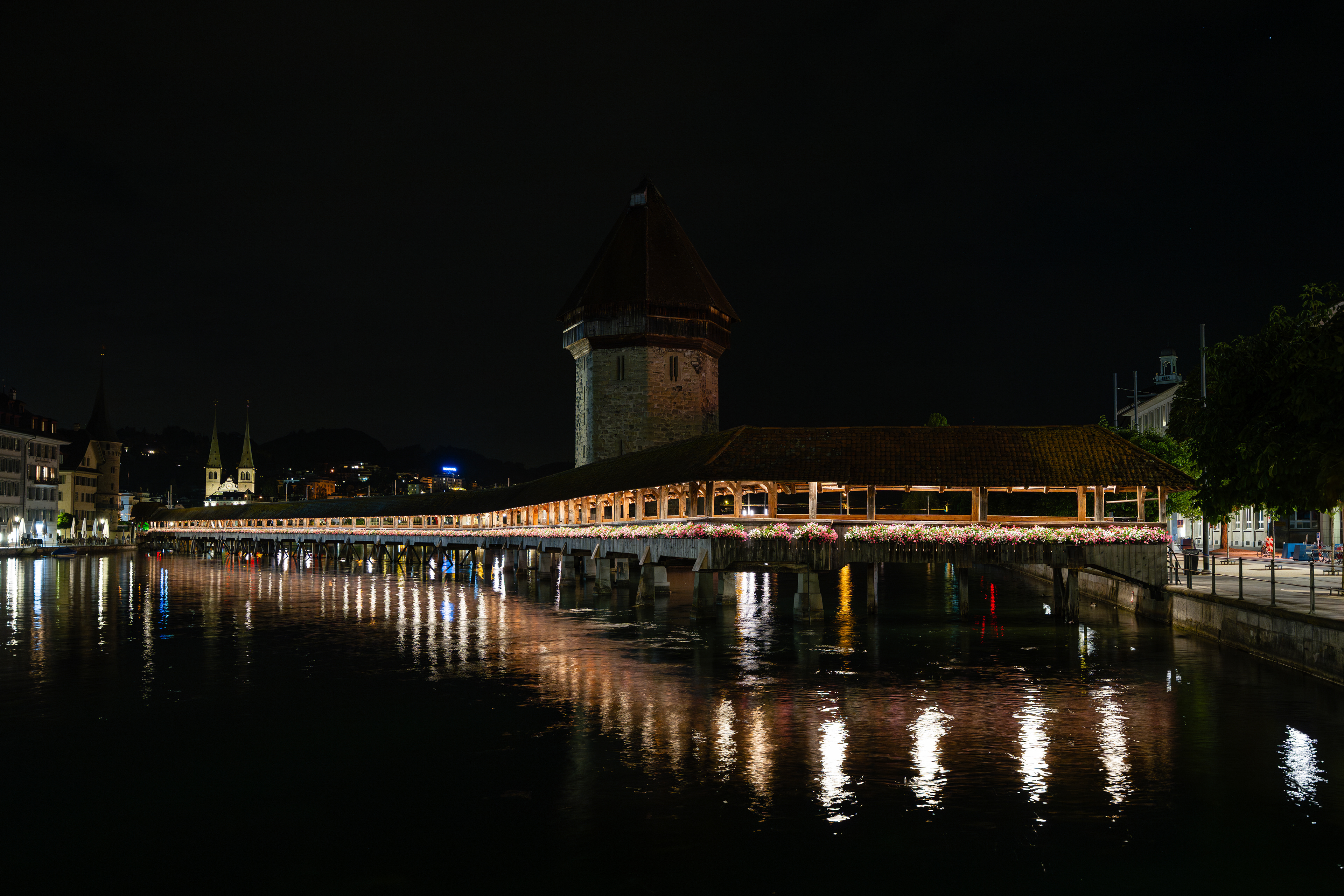 Chapel bridge & water tower, Luzern