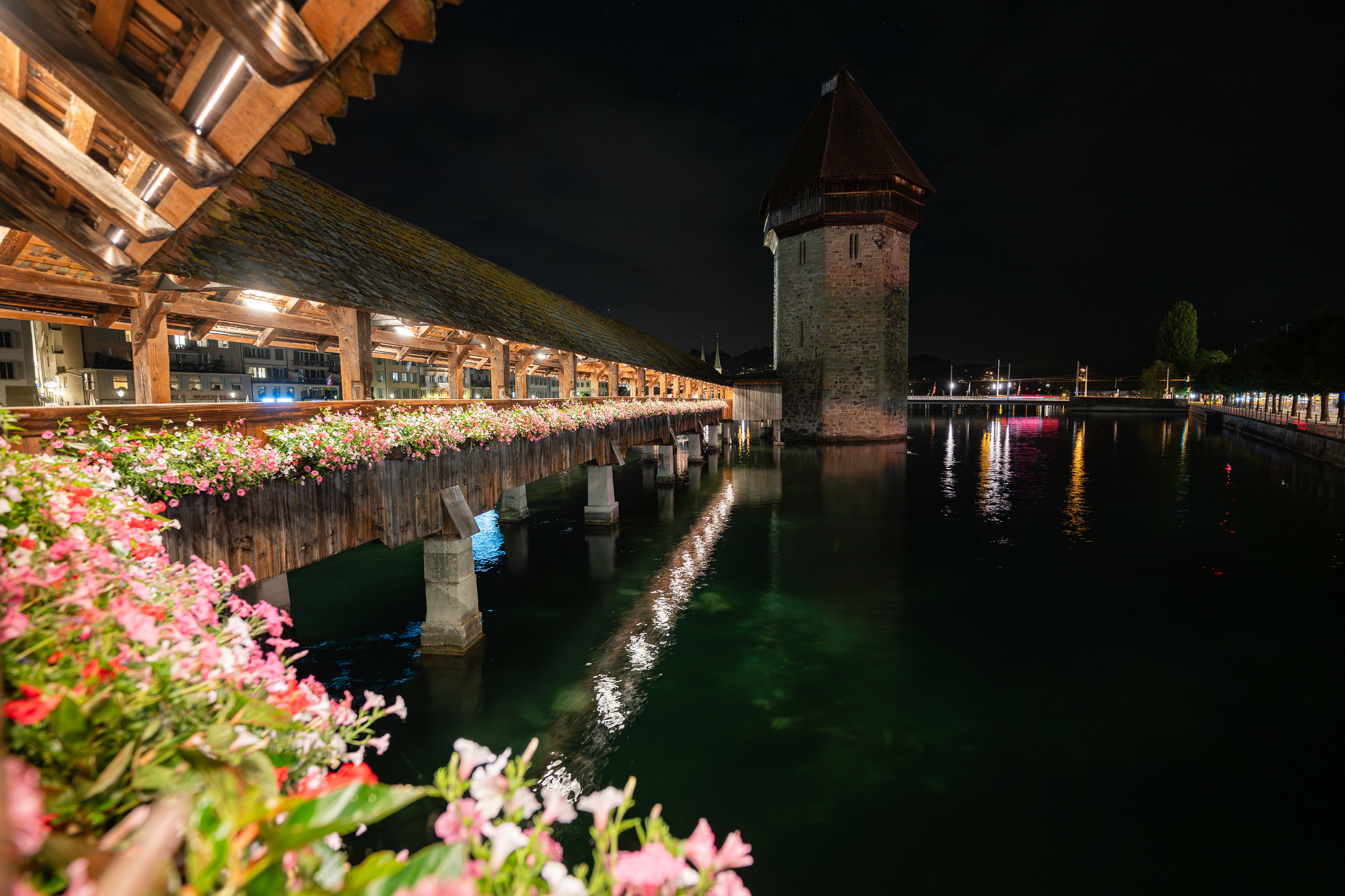 Chapel bridge & water tower, Luzern