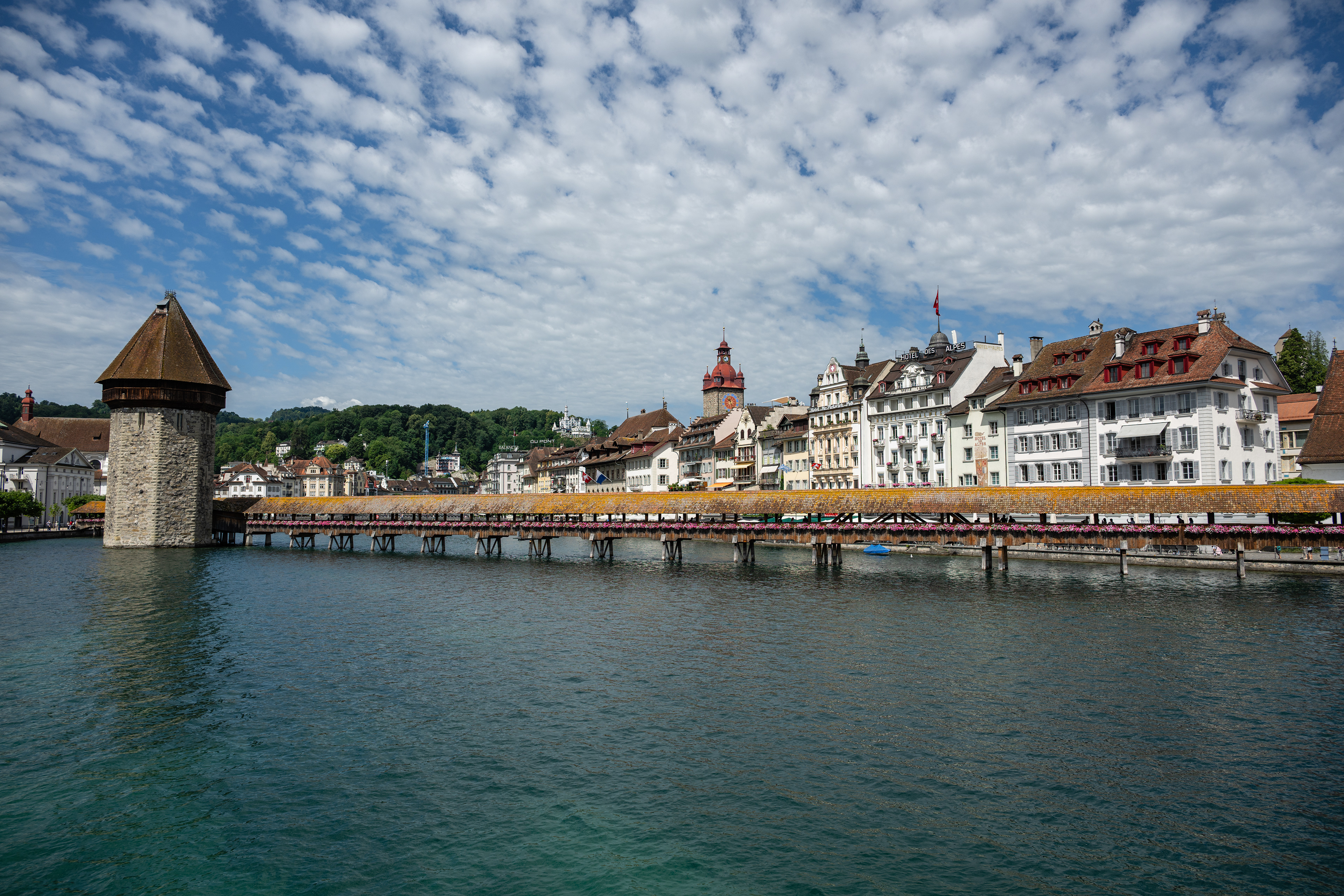 Chapel Bridge & water tower, Luzern