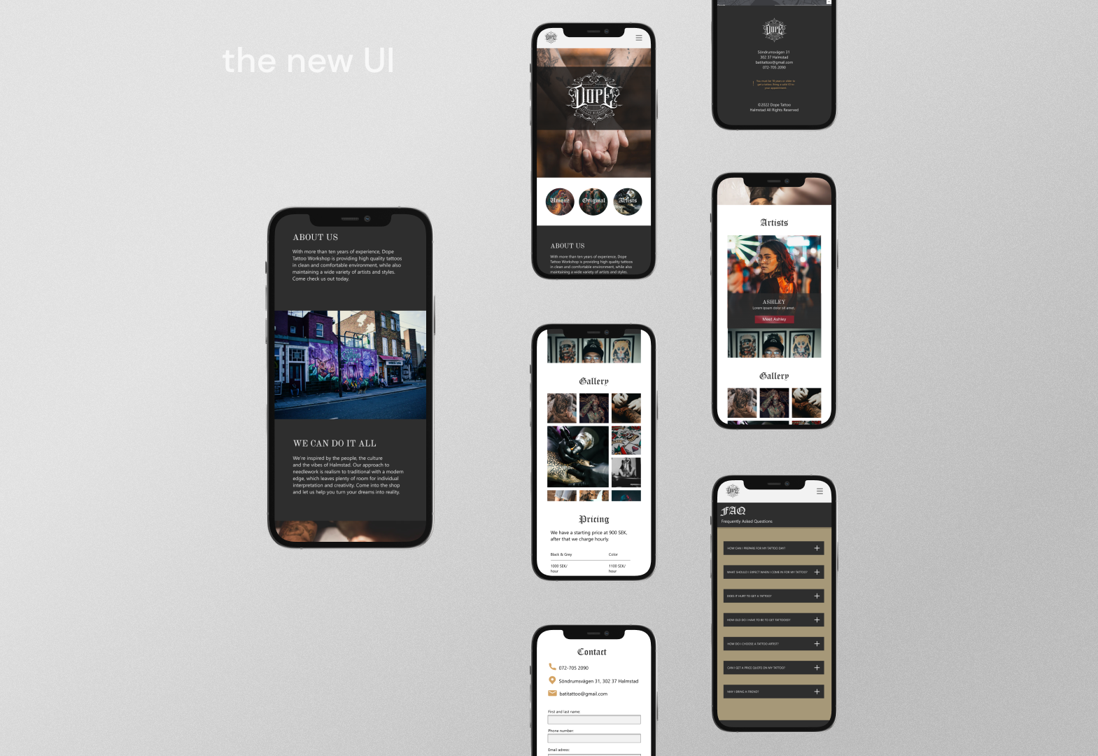 Josefin Hero Dope Tattoo Halmstad, Redesign