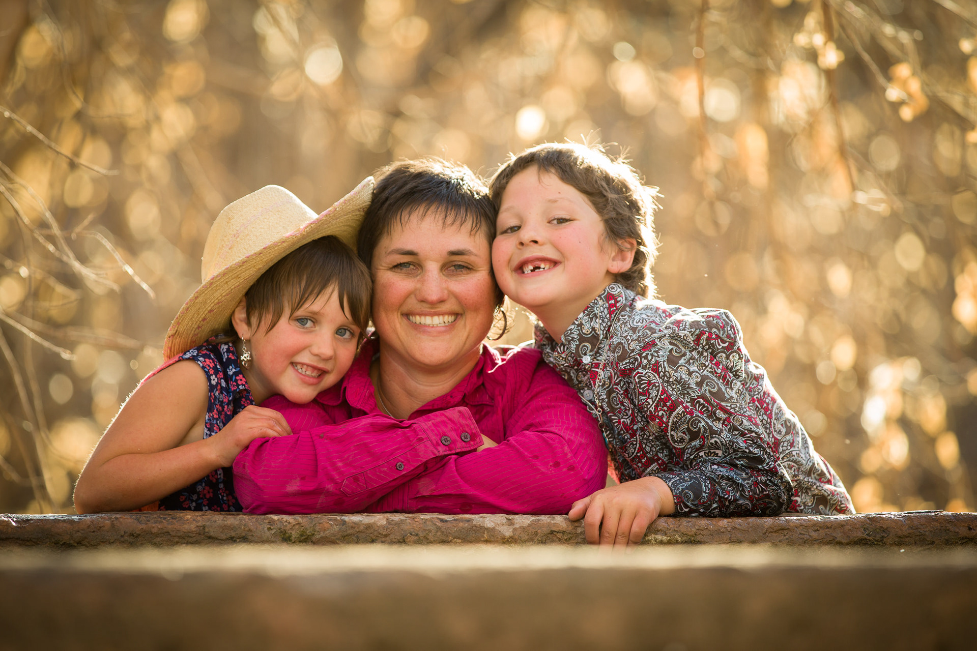 Country-style Family portrait