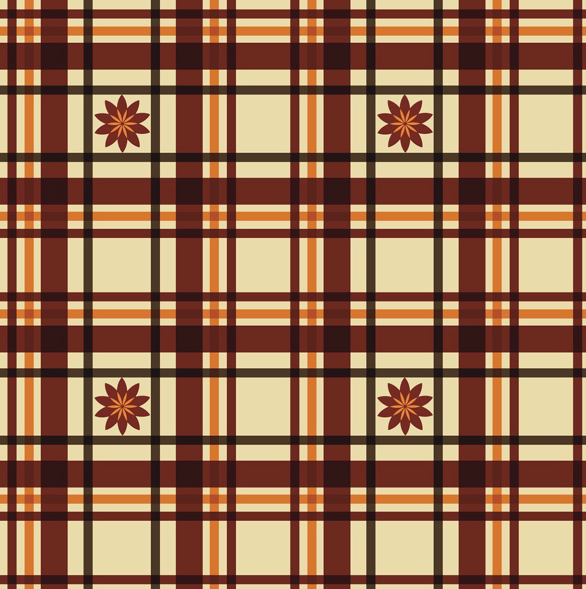 Mercado Plaid Floral