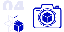 Pictogramme de la Phase 04 Communication Produit du process de Design industriel du studio de Design industriel indigo designs