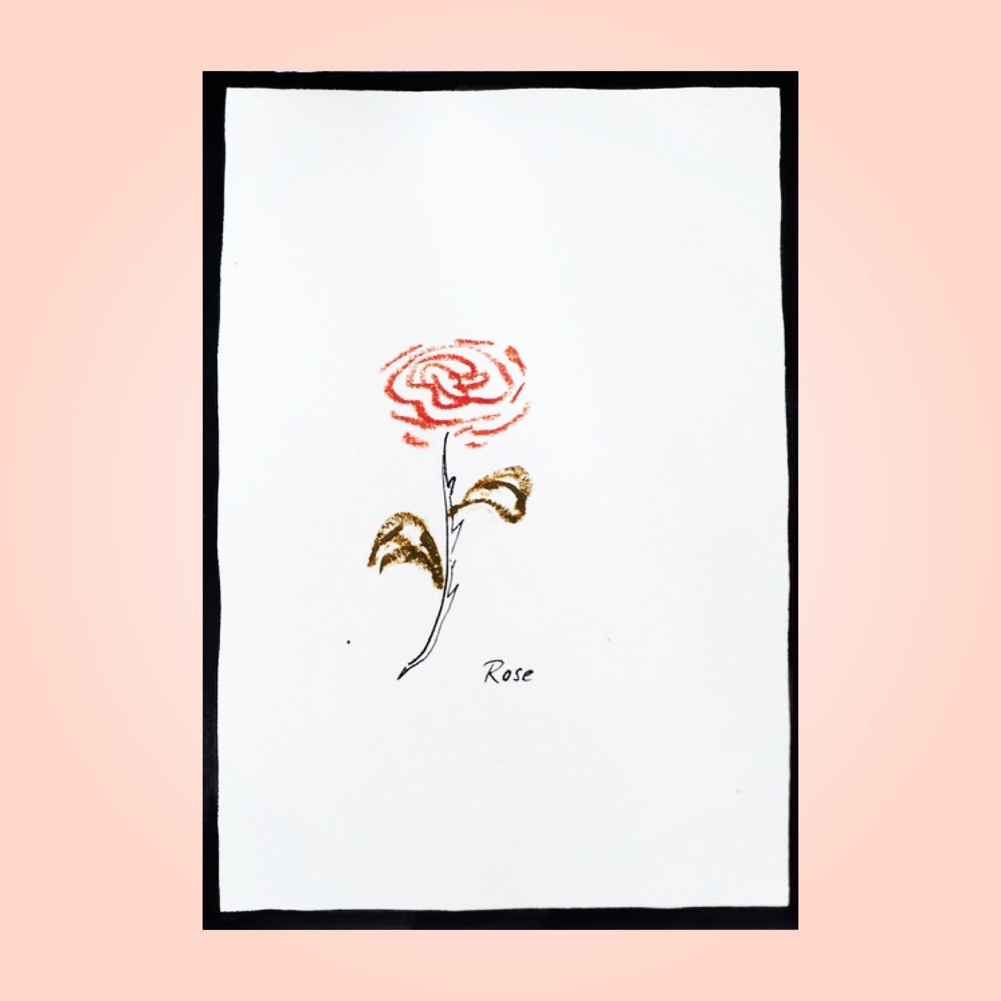 Rote Rose - SOLD