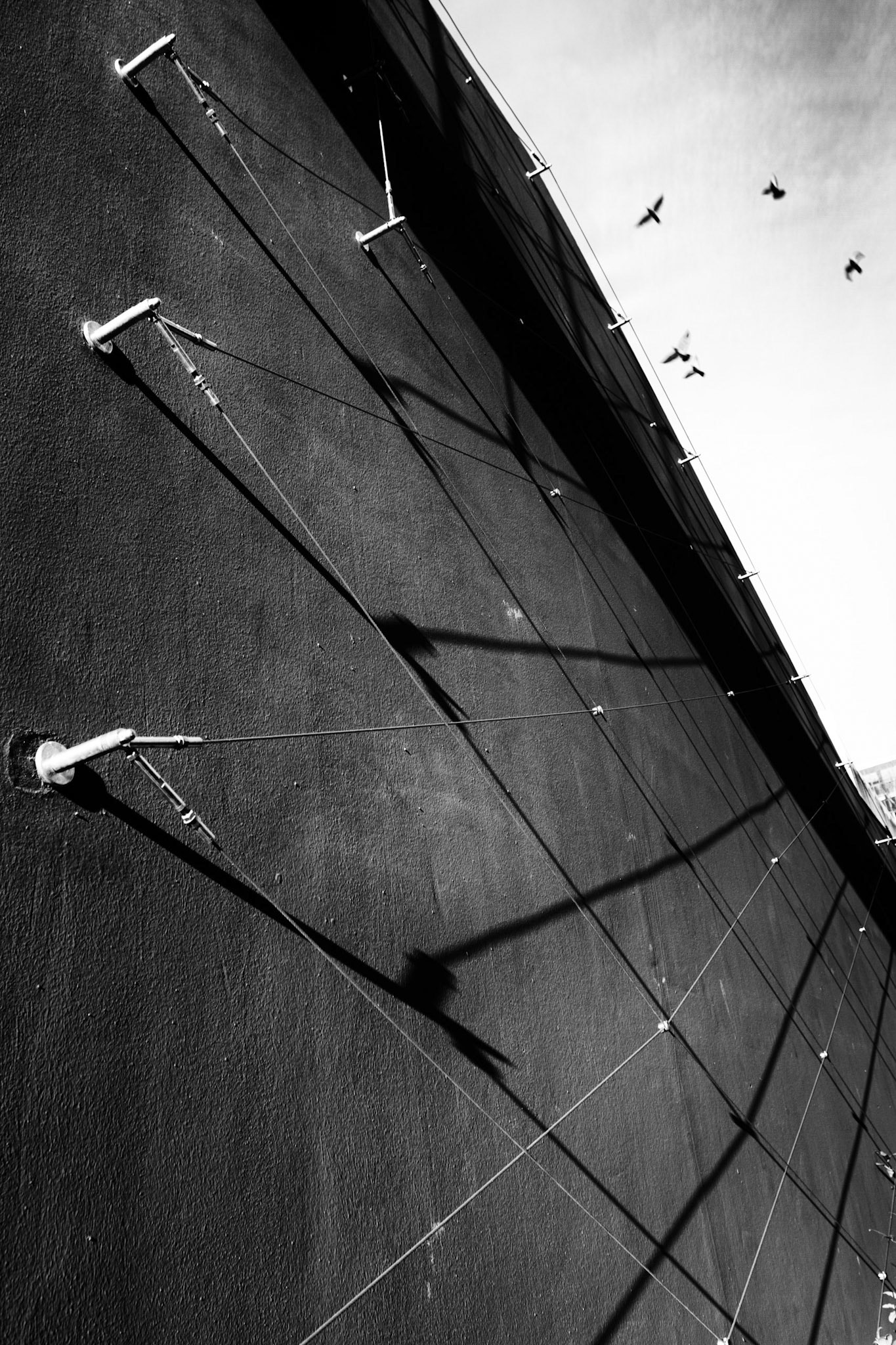 Paris : Olympiades - Mur côté rue Nationale