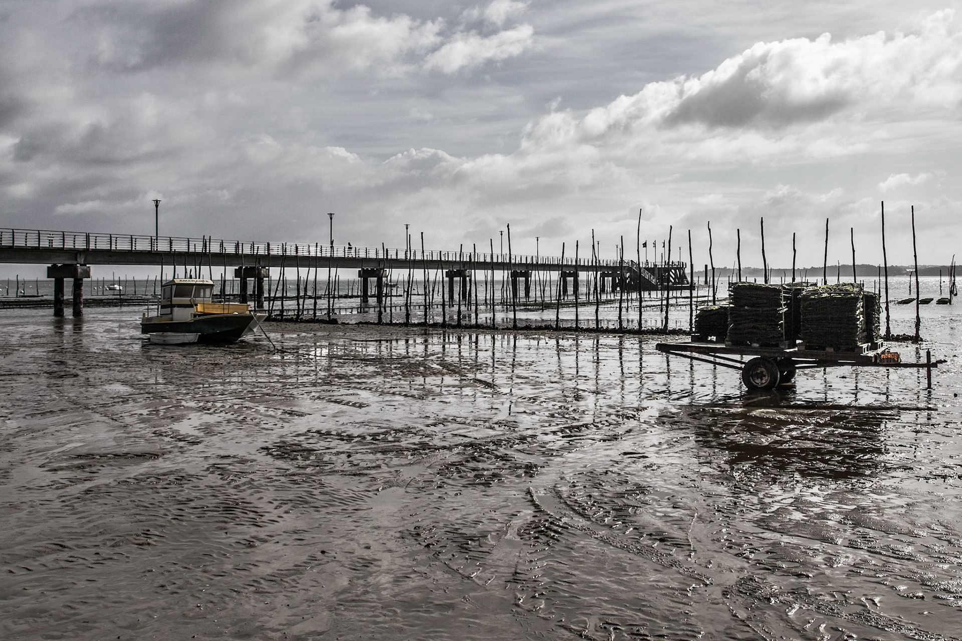Lège-Cap-Ferret : jetée Belisaire