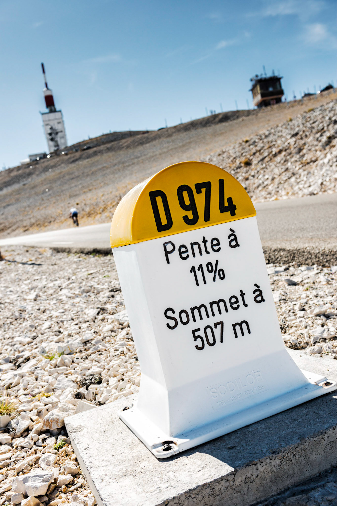 Mont Ventoux : fin de l'ascension par Bédoin