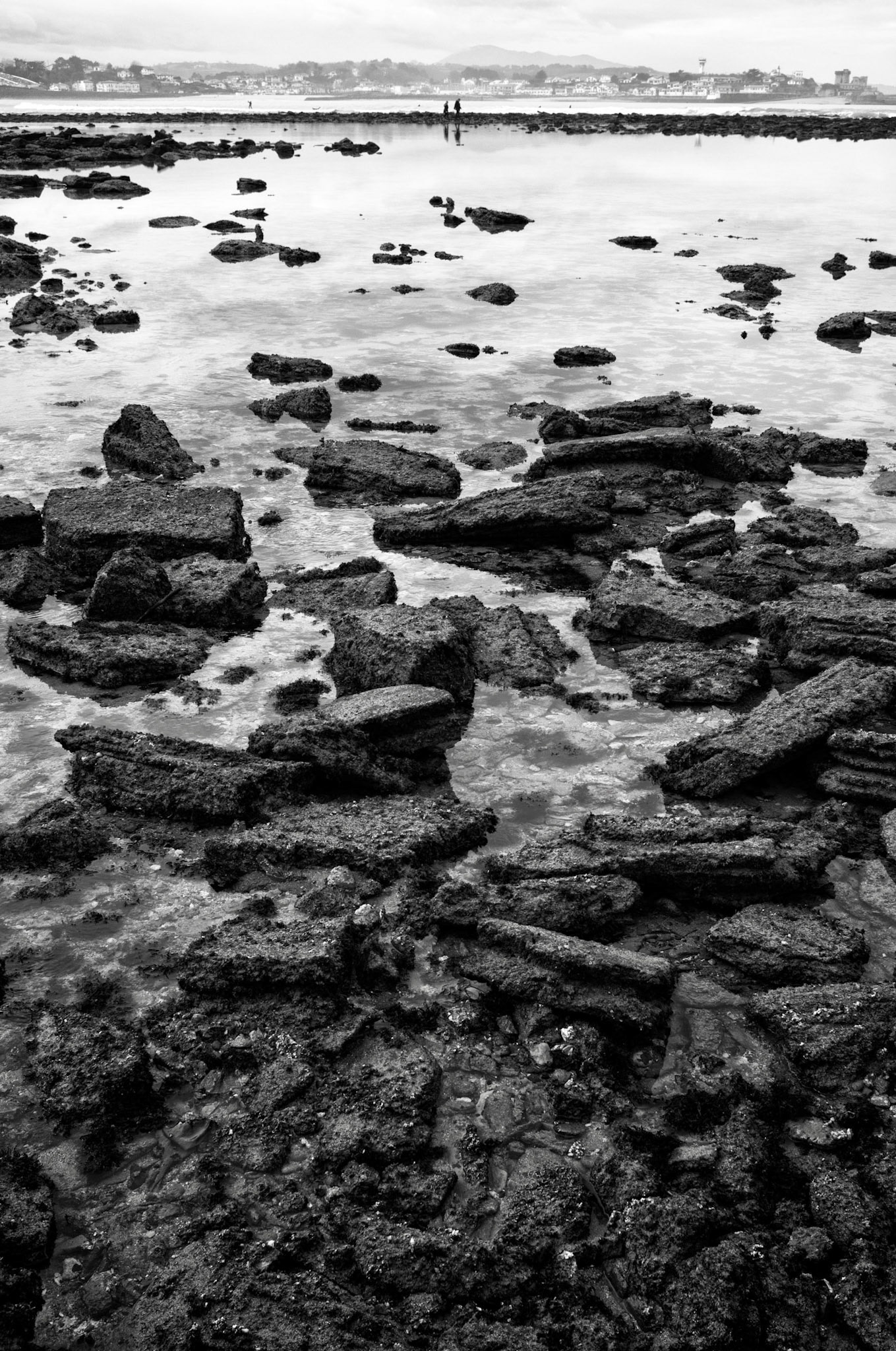 Pays Basque : marée basse à Saint-Jean-de-Luz