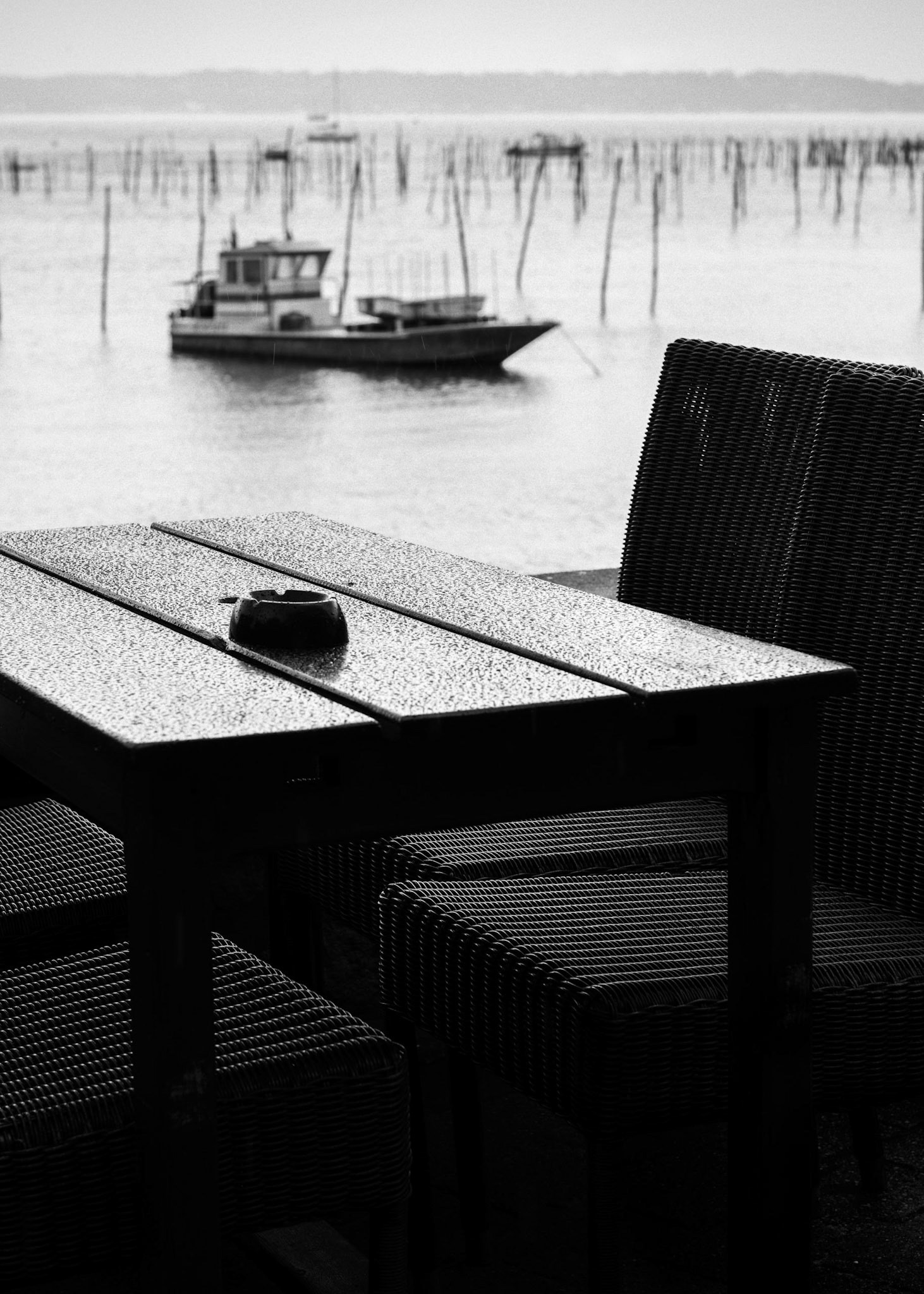 Cap-Ferret : pluie sur le bassin