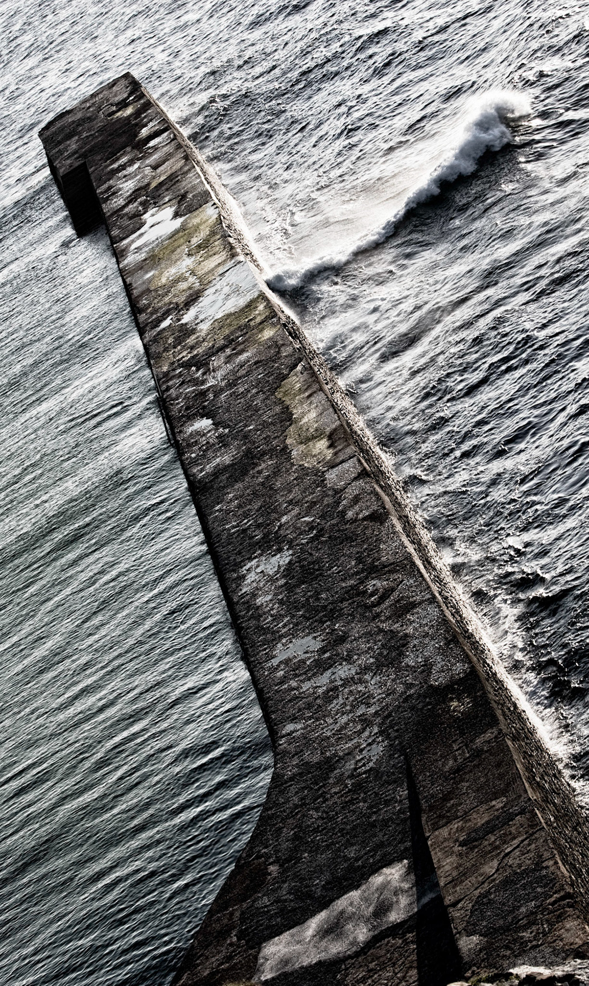 Saint-Jean-de-Luz : digue de Sainte-Barbe