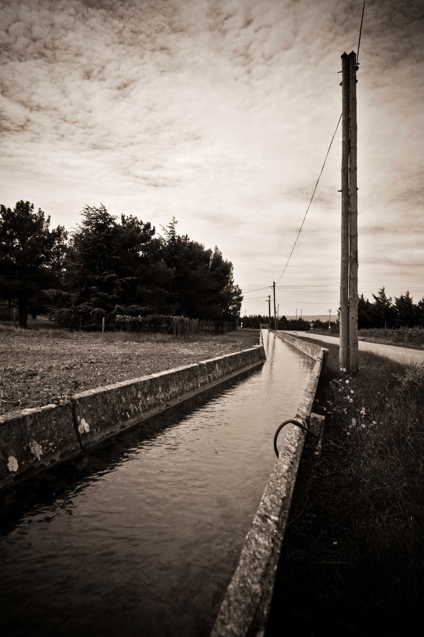 Rhône : système d'irrigation du Tricastin