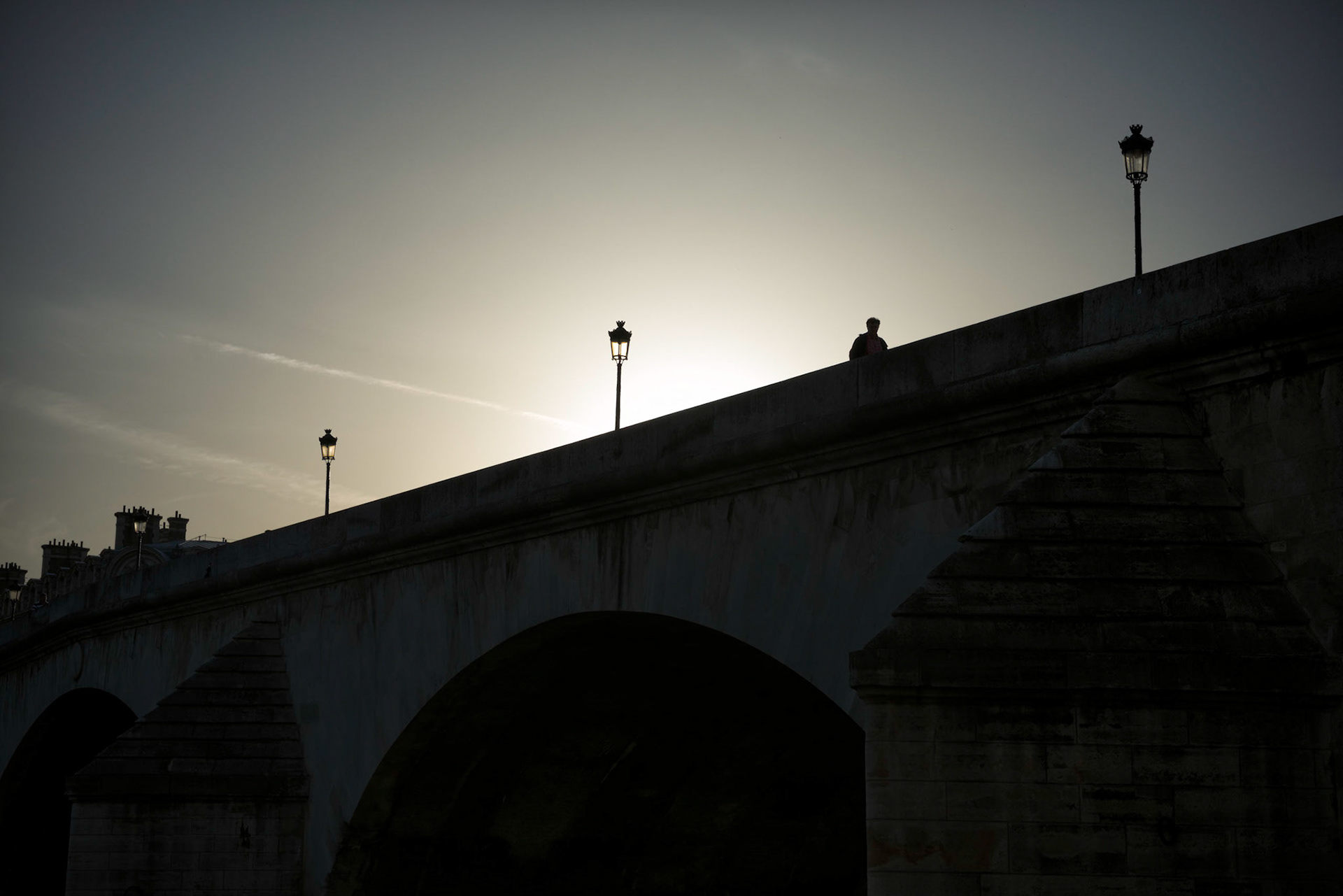 Paris : passant sur le pont Royal