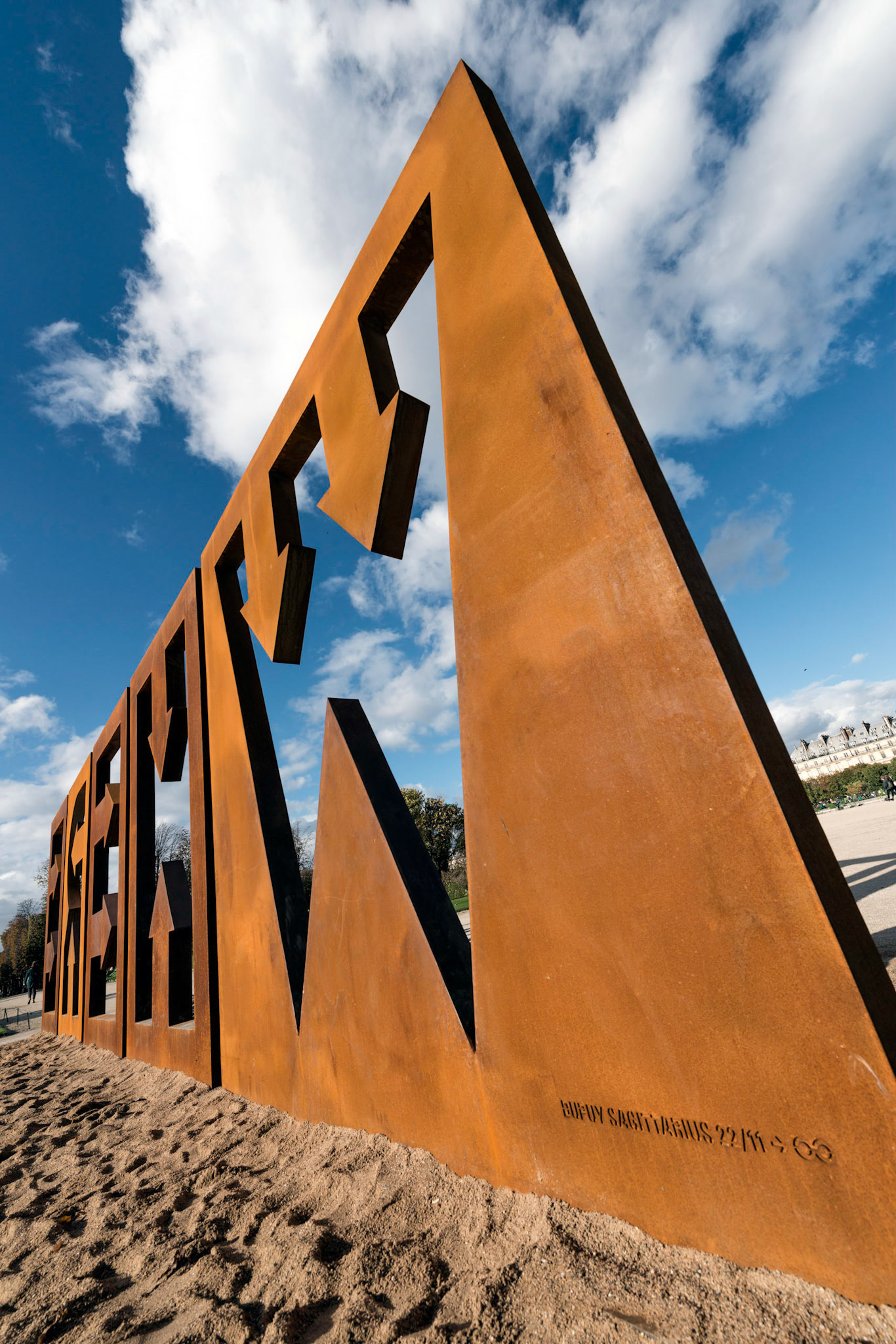 "Where", 2013 - Jean Dupuy - FIAC Tuileries