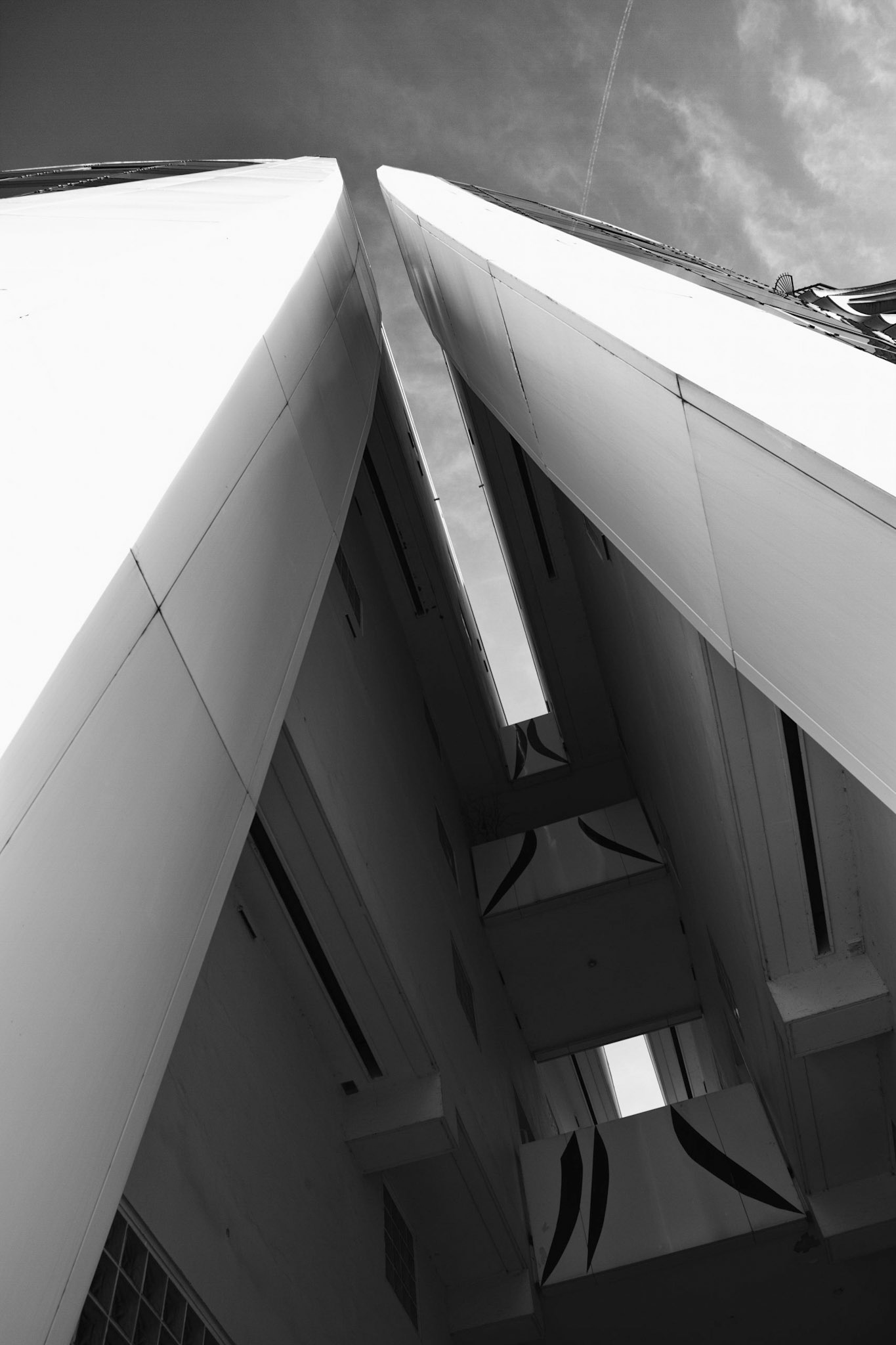 Paris : immeuble moderne rue Albert (13ème)