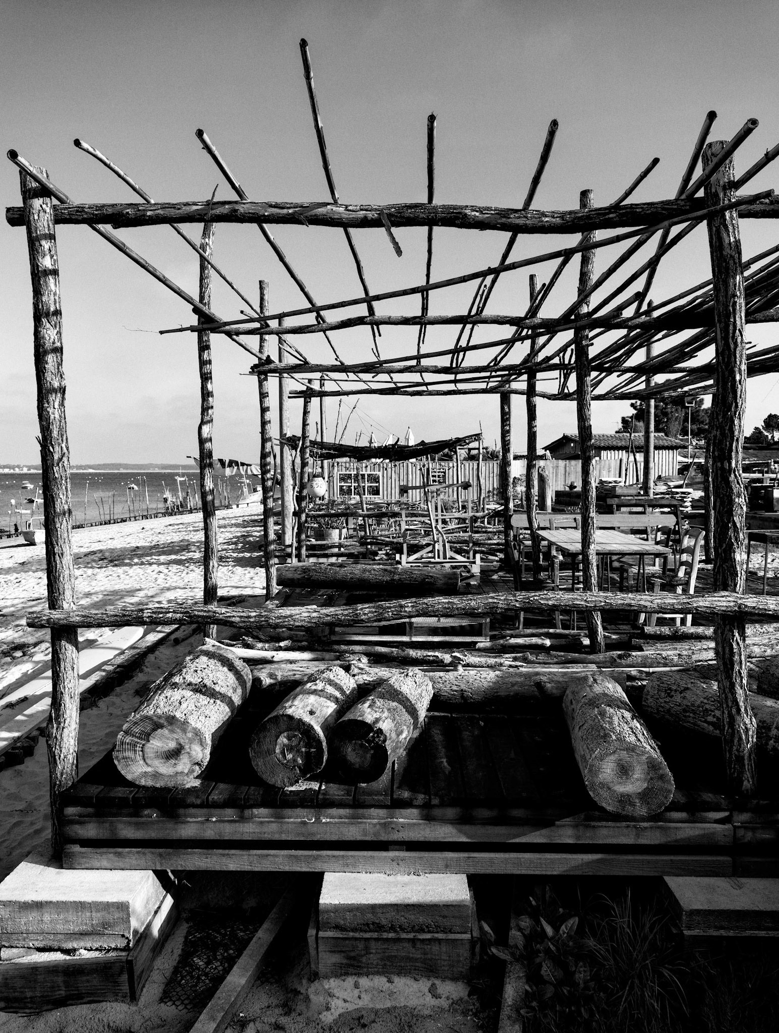 Lège-Cap-Ferret : restaurants de plage à l'Herbe