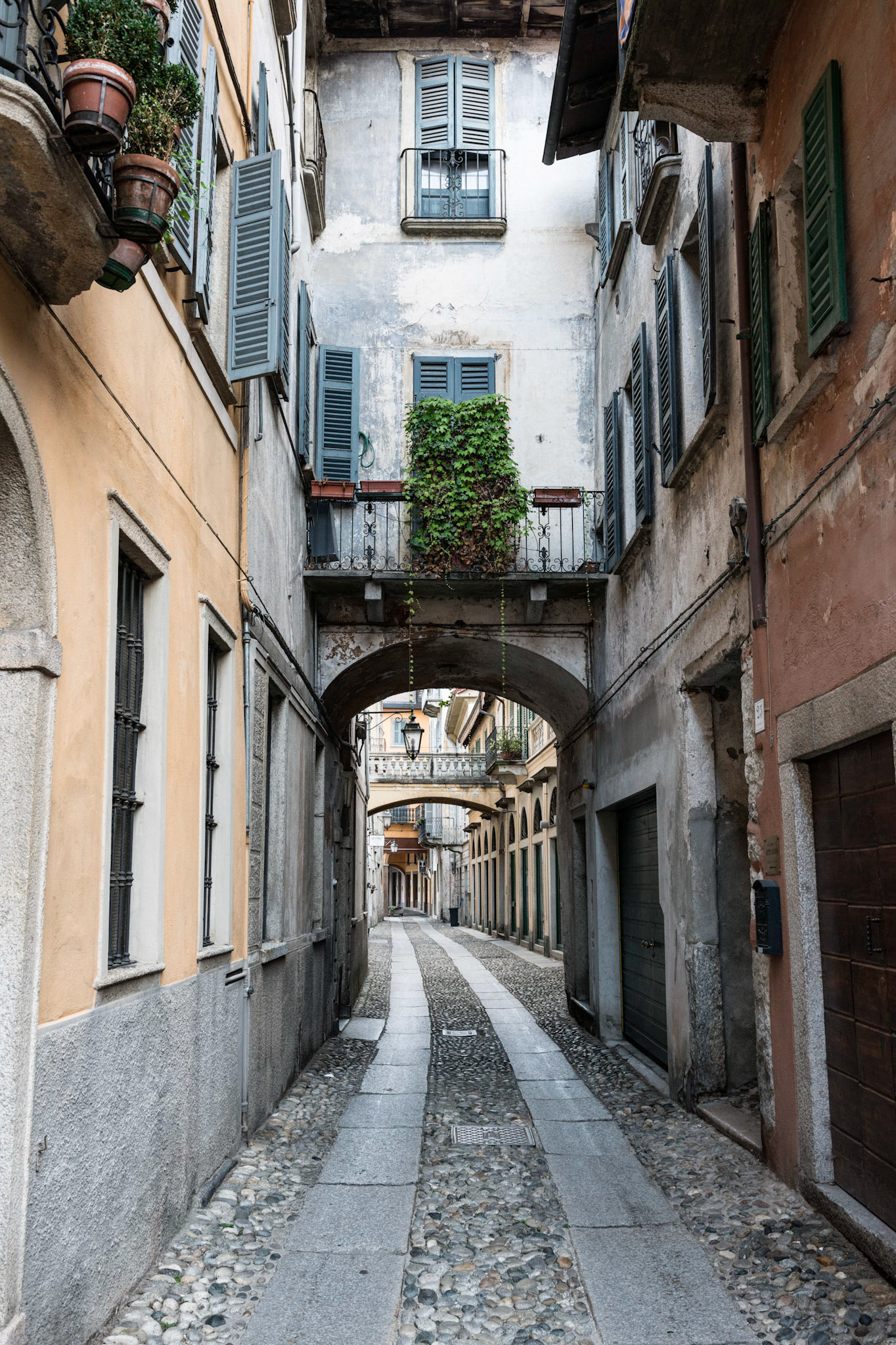 Orta San Giulio : Via Giovanetti à l'aube