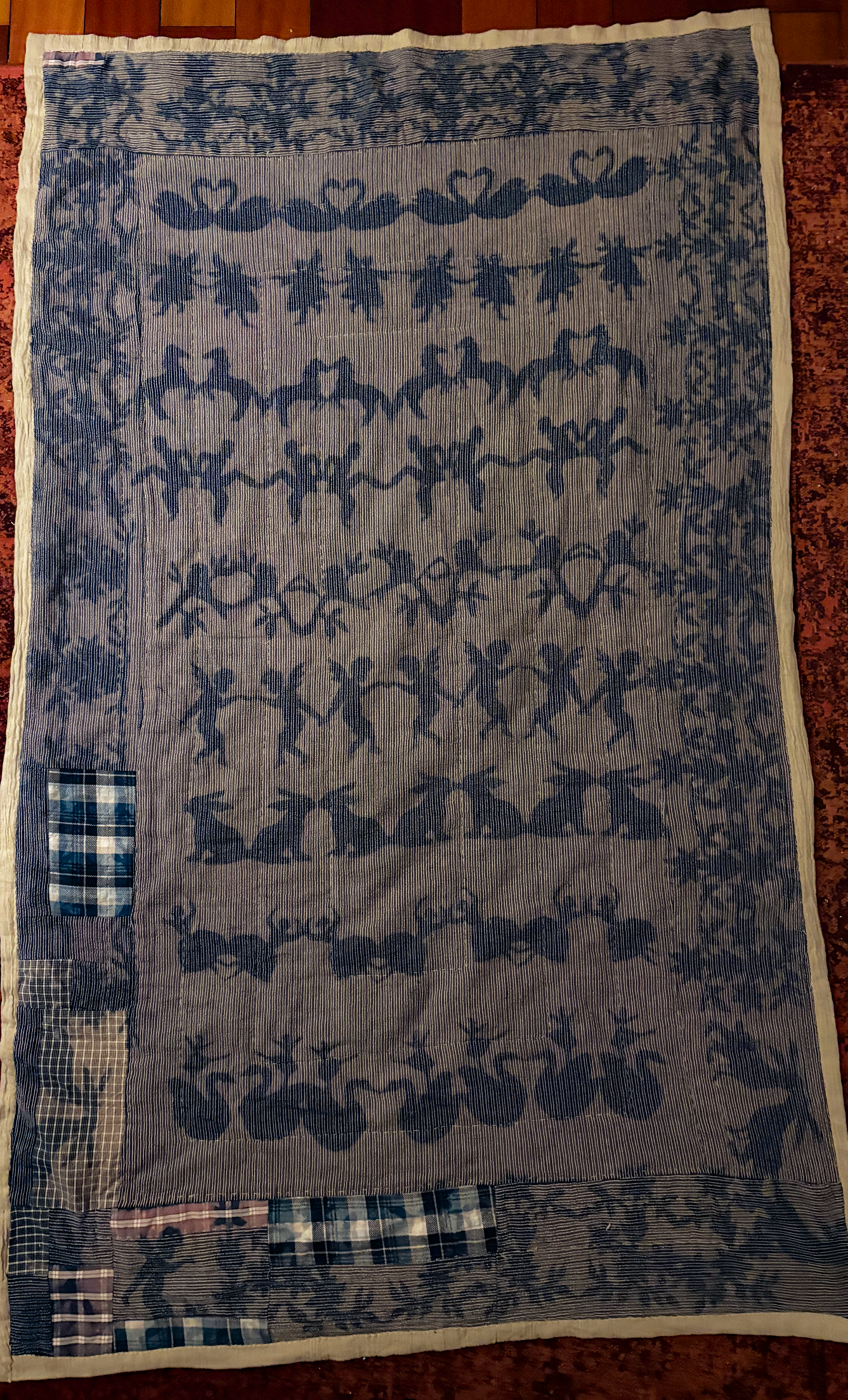 printed quilt, 2024