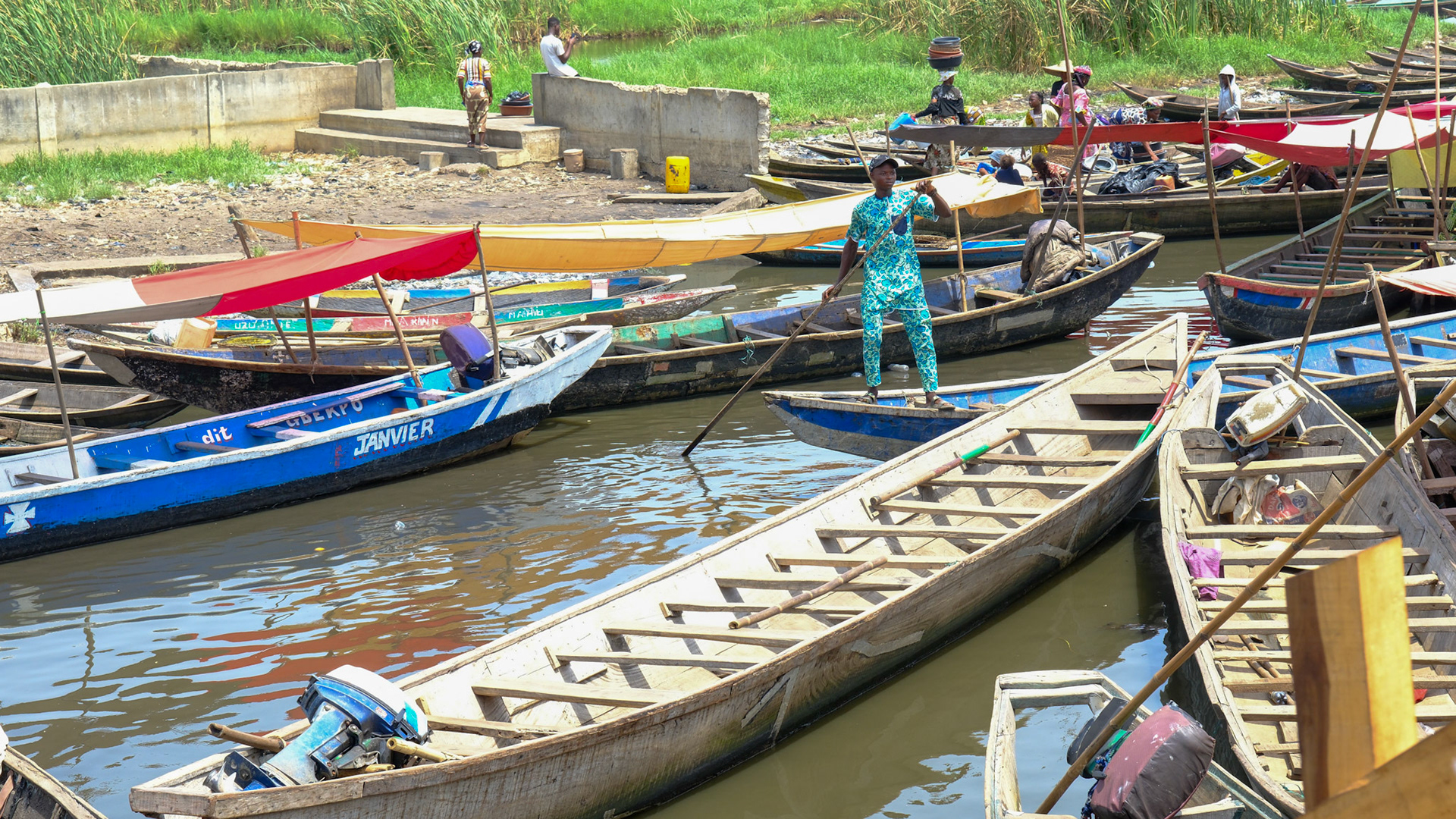 Ganvie: Fishing village on the water