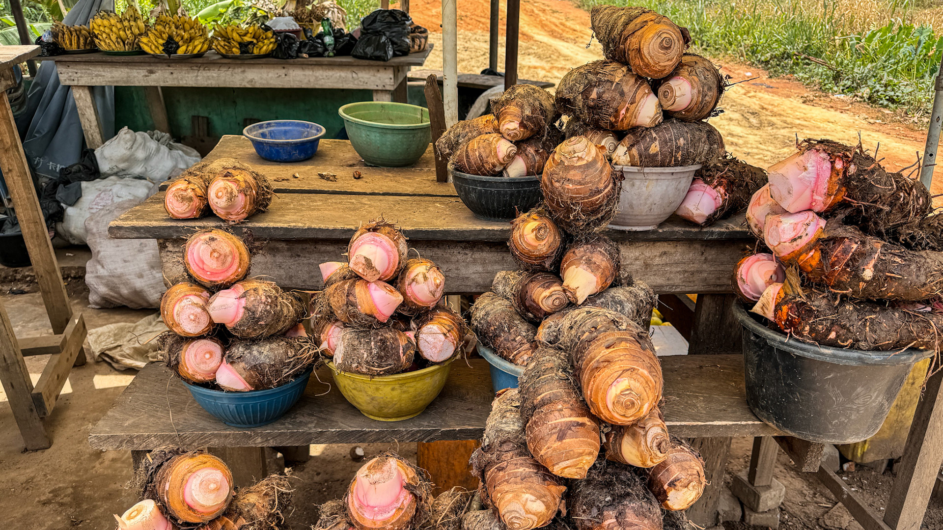 Local Vegetables for sale, Togo