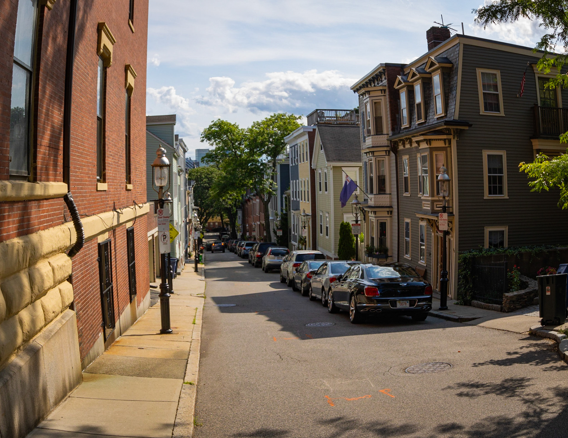 Soley Street in Boston, Massachusettes