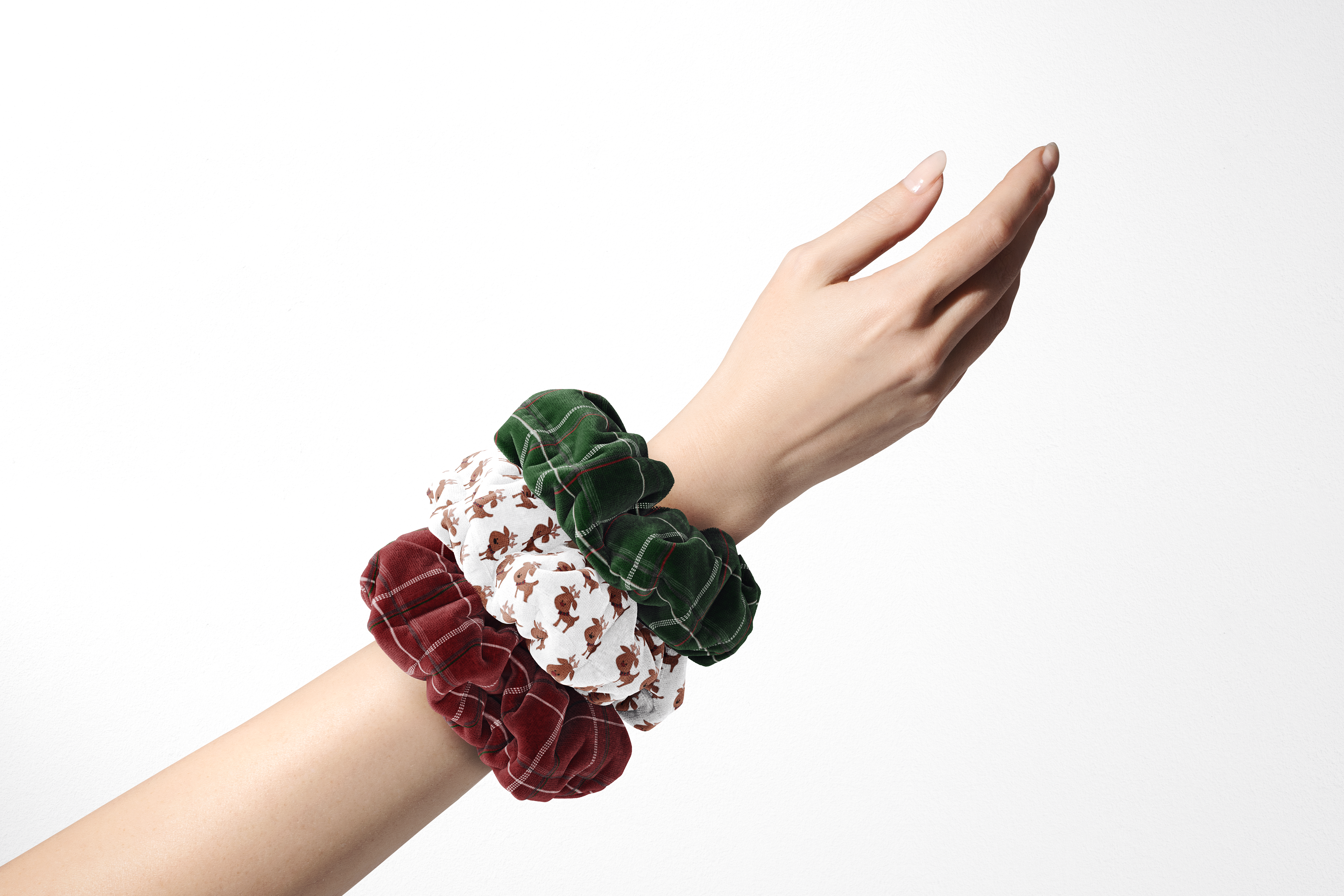 Limited Edition Christmas Happy Hare scrunchy collection