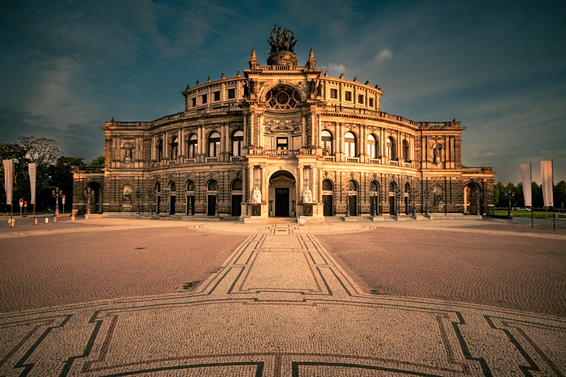 Semperoper - Dresden am Morgen (September 2022)