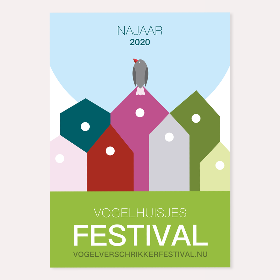 Poster Vogelhuisjesfestival