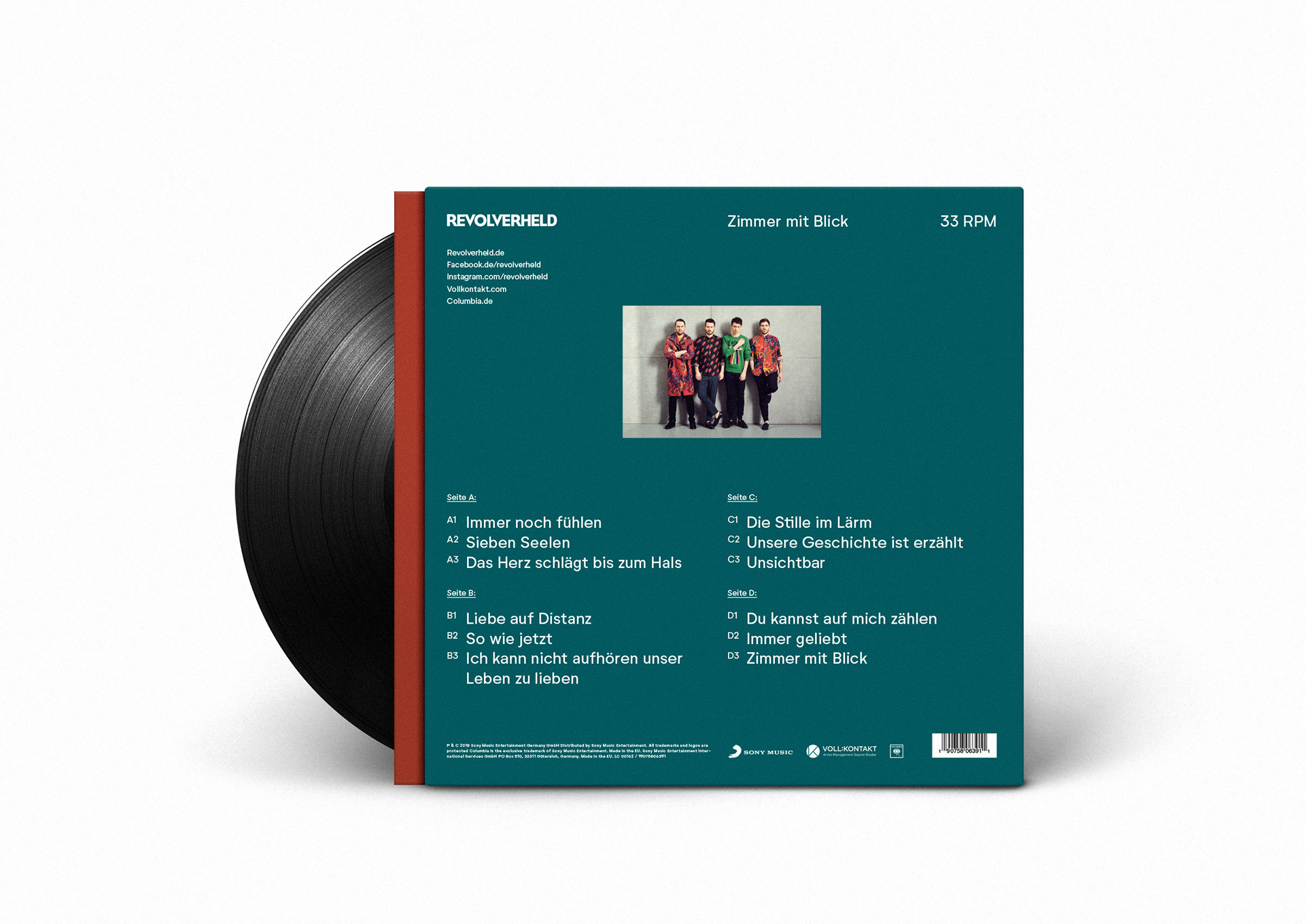 Revolverheld, Sony Music, Grafikdesign: Stefan Mückner