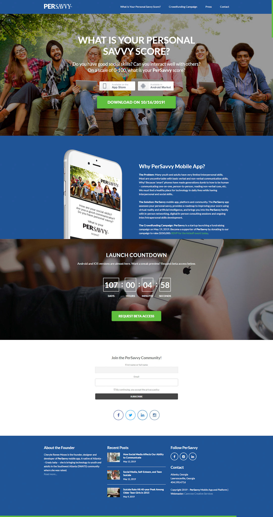 Responsive WordPress Website
