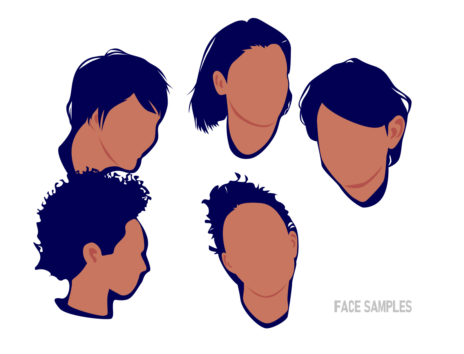 face samples (friends)