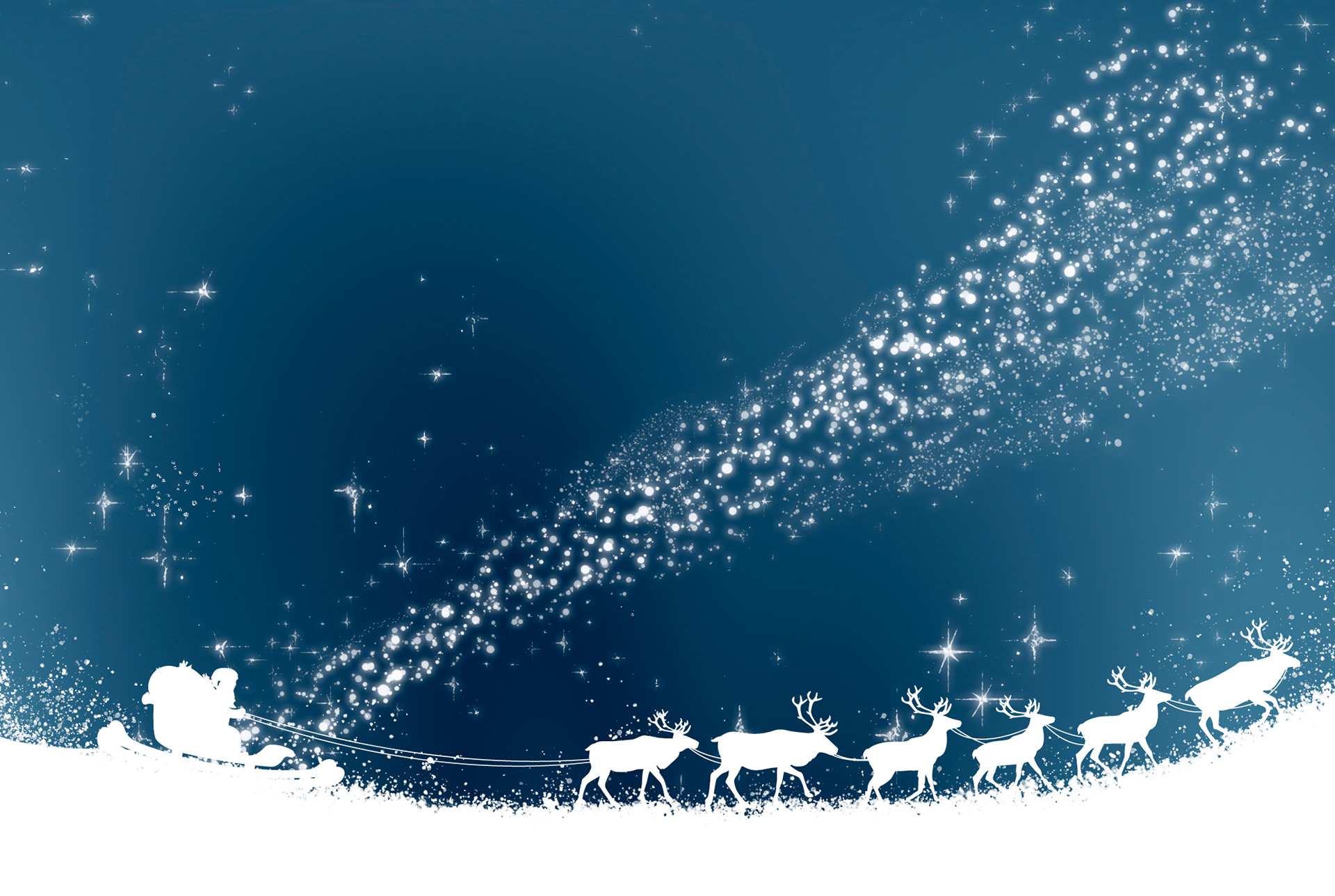 Christmas night (snowfield)