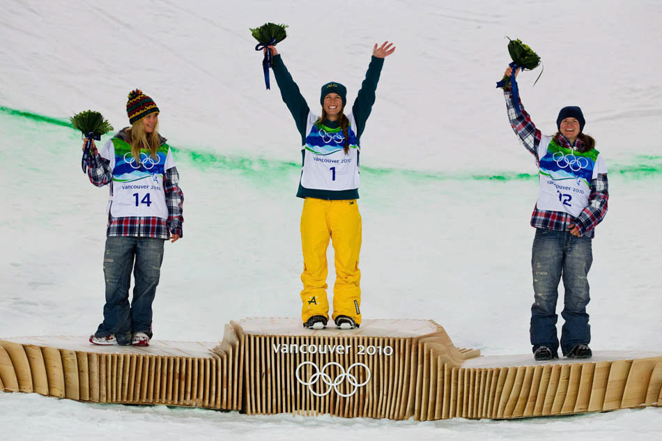 Olympics Vancouver 2010. Halfpipe Womens Mens.