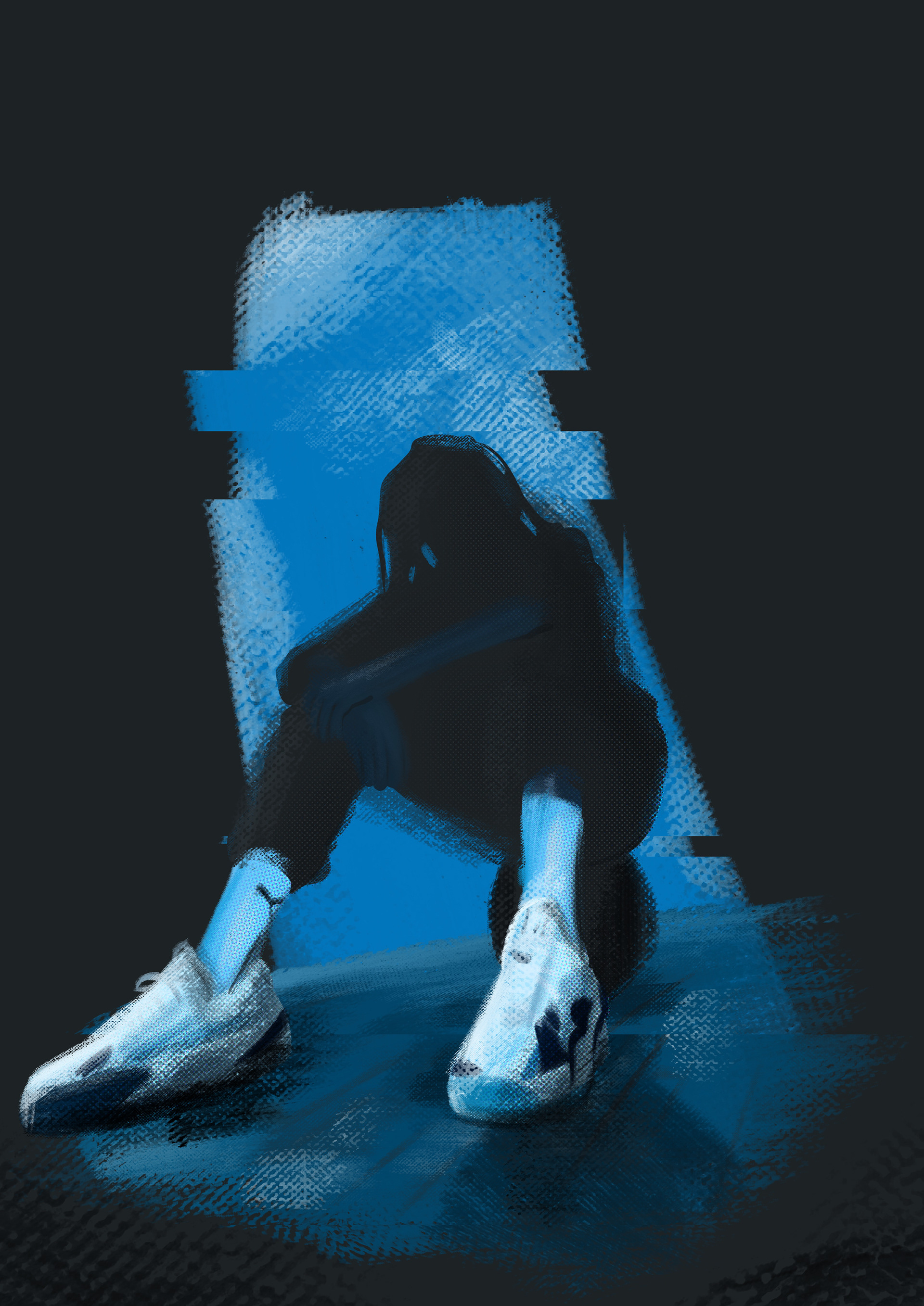 The Dreamer. Illustrated on Procreate.