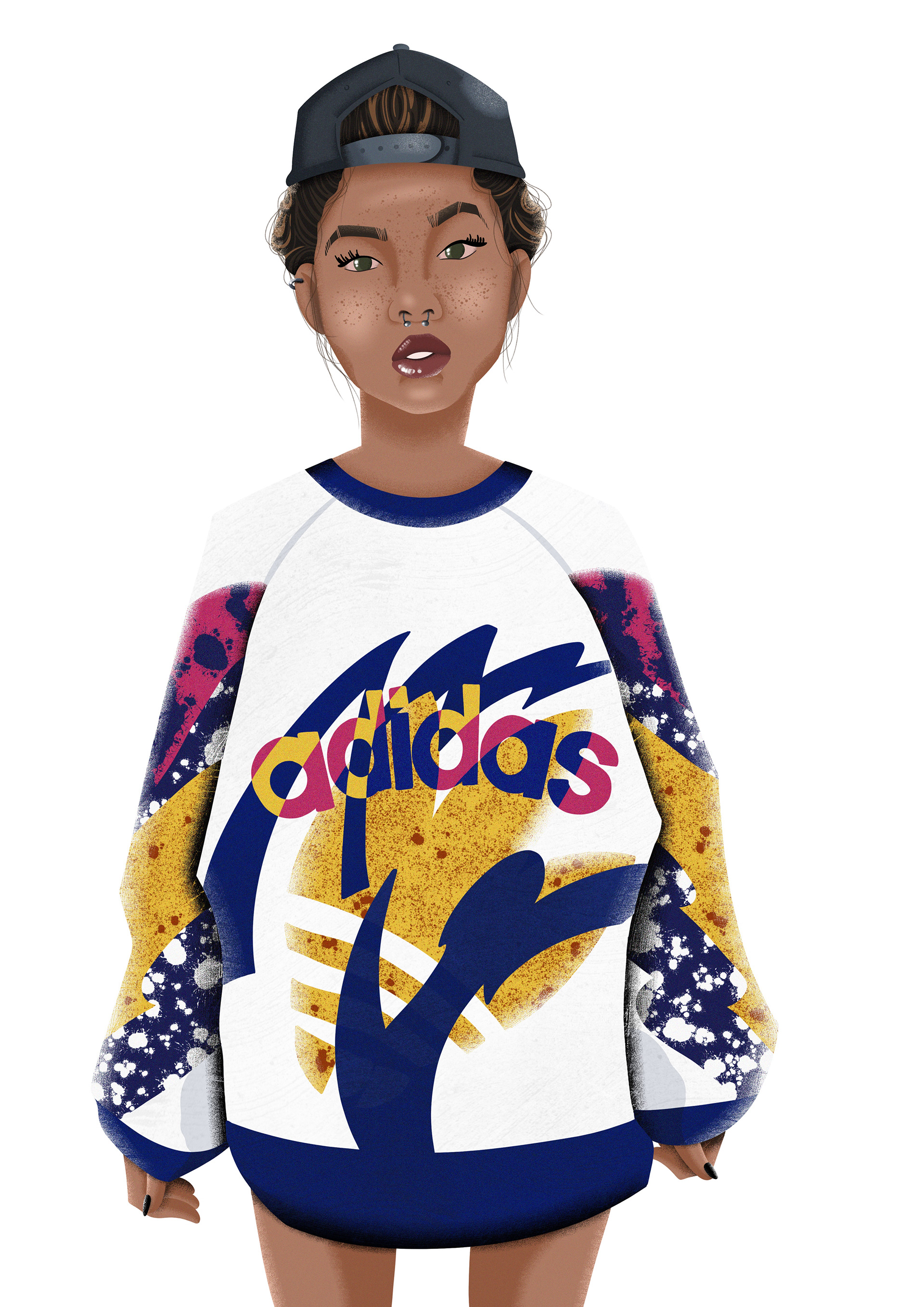 Skater. Illustrated on Procreate.