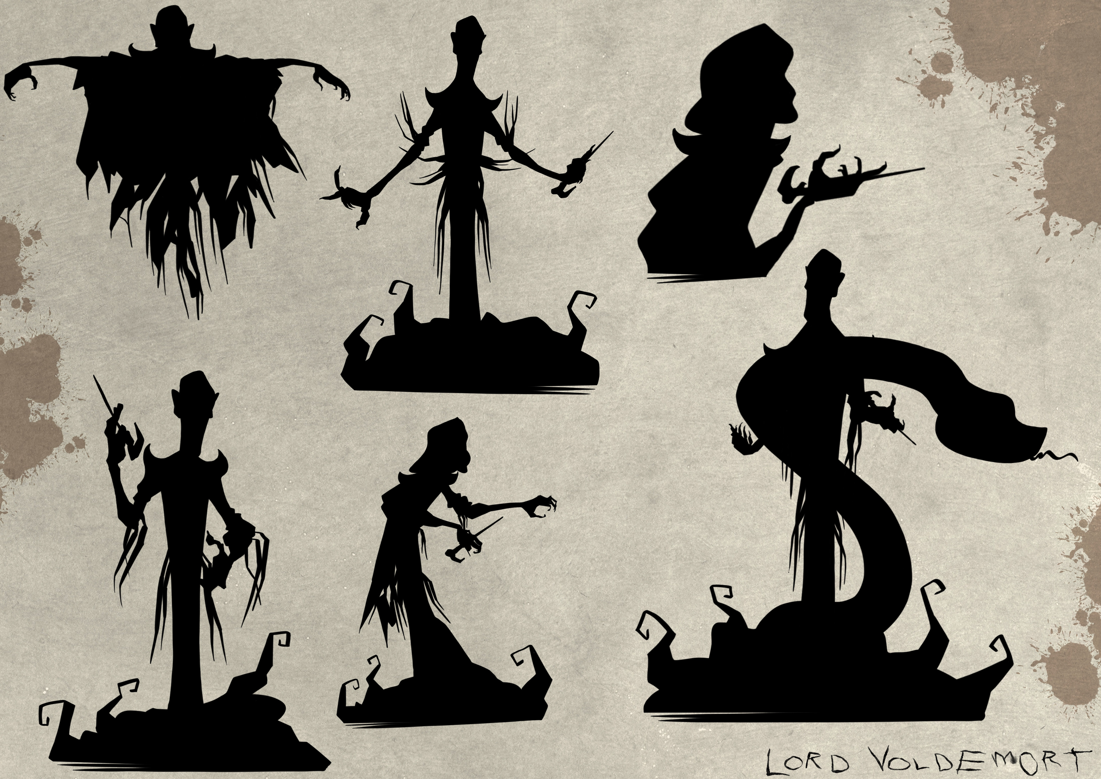 Silhouettes & body expression. Illustrated on Procreate.