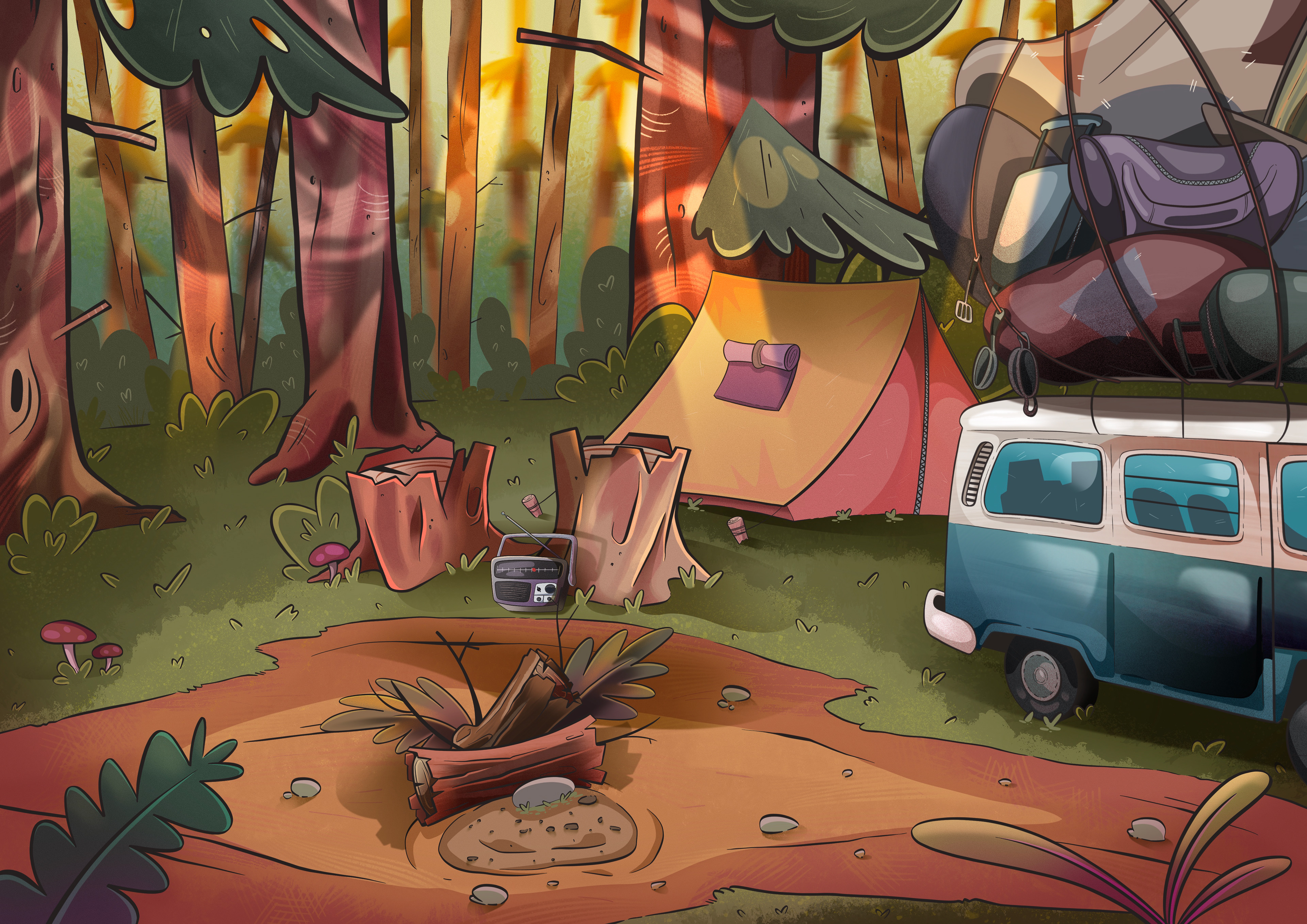 Illustrated in Procreate