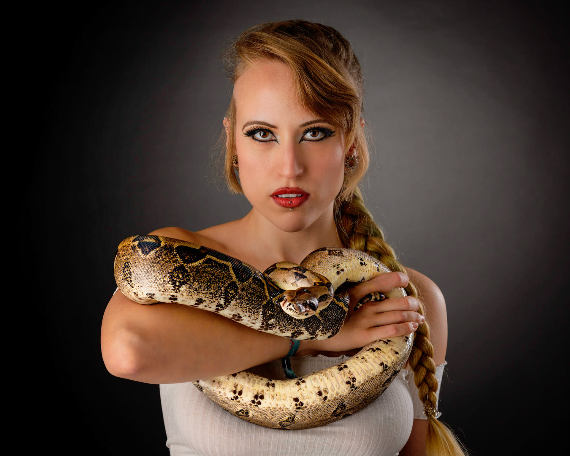 Schlangen-Shooting mit Anika