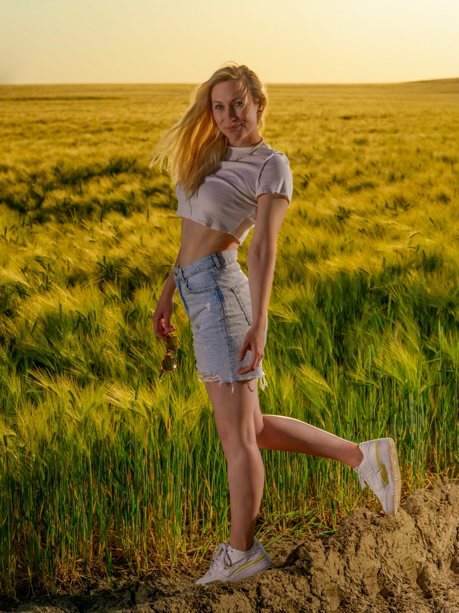 Sunsetshooting mit Cathy