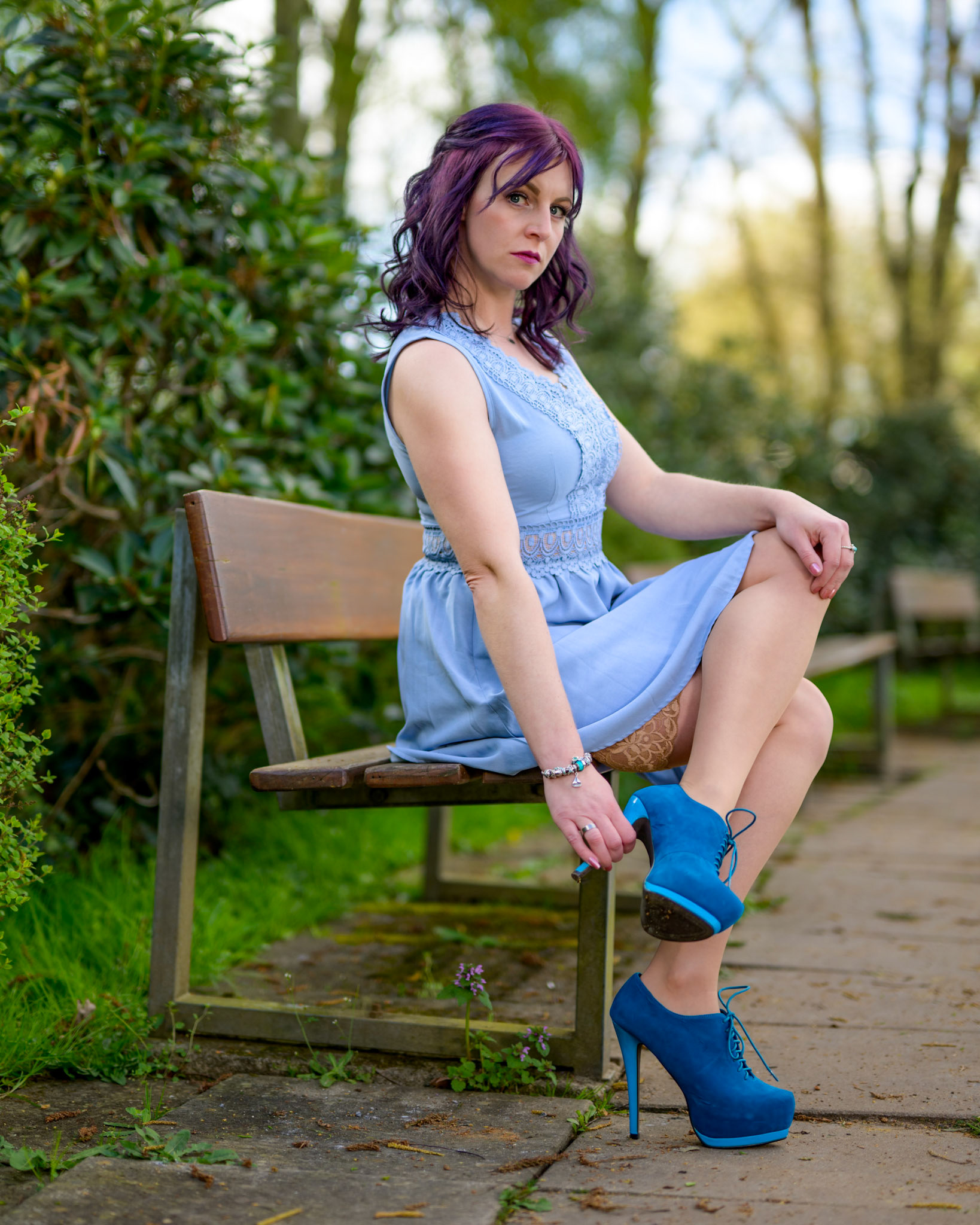 Outdoor-Shooting in Bad Schwartau mit Nicole