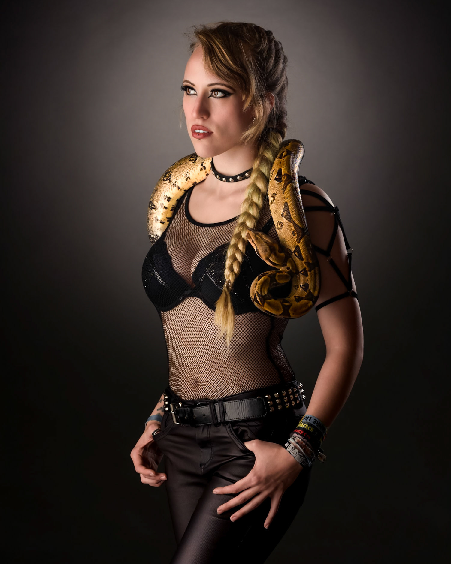 Schlangen-Shooting mit Anika