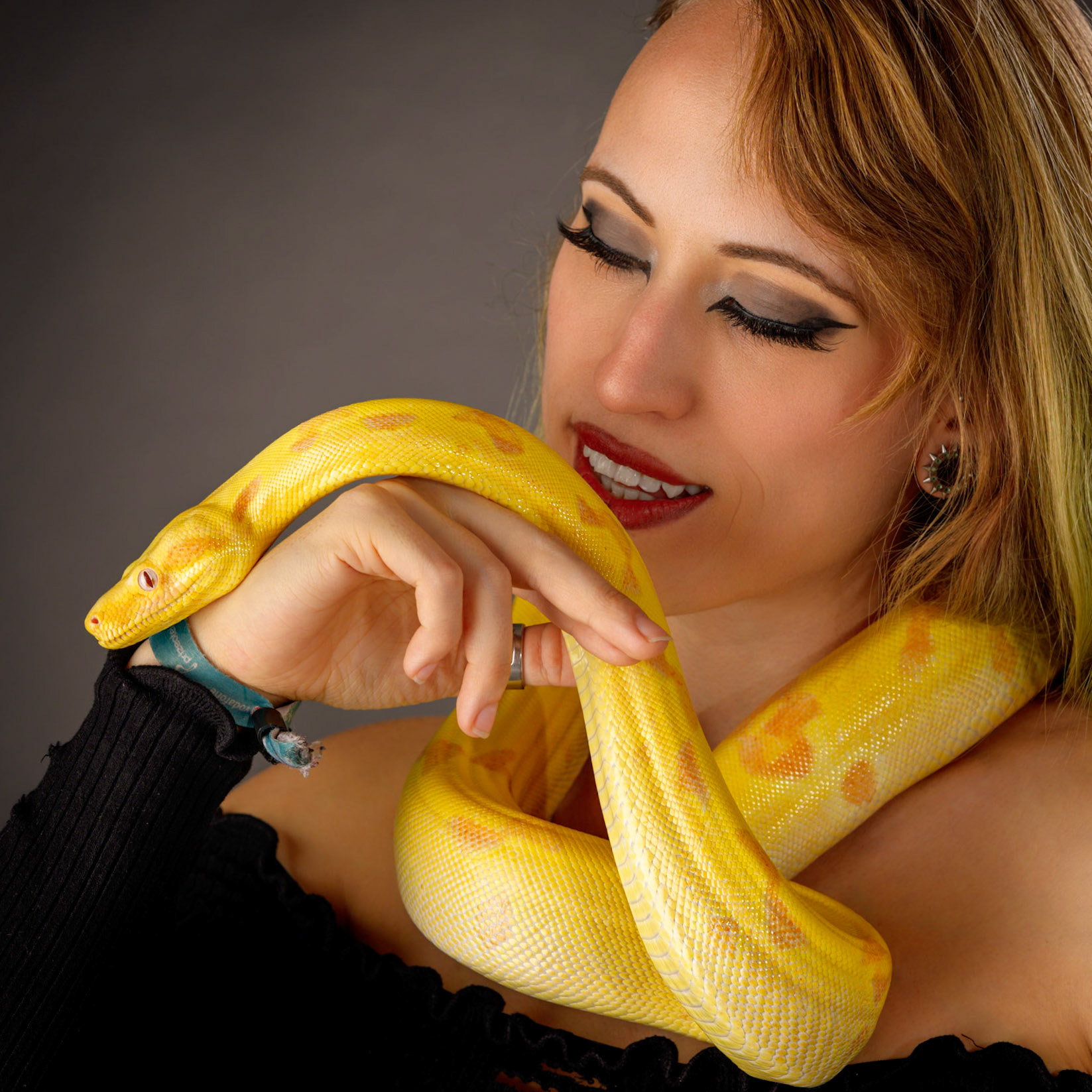 Schlangen-Shooting mit Anika