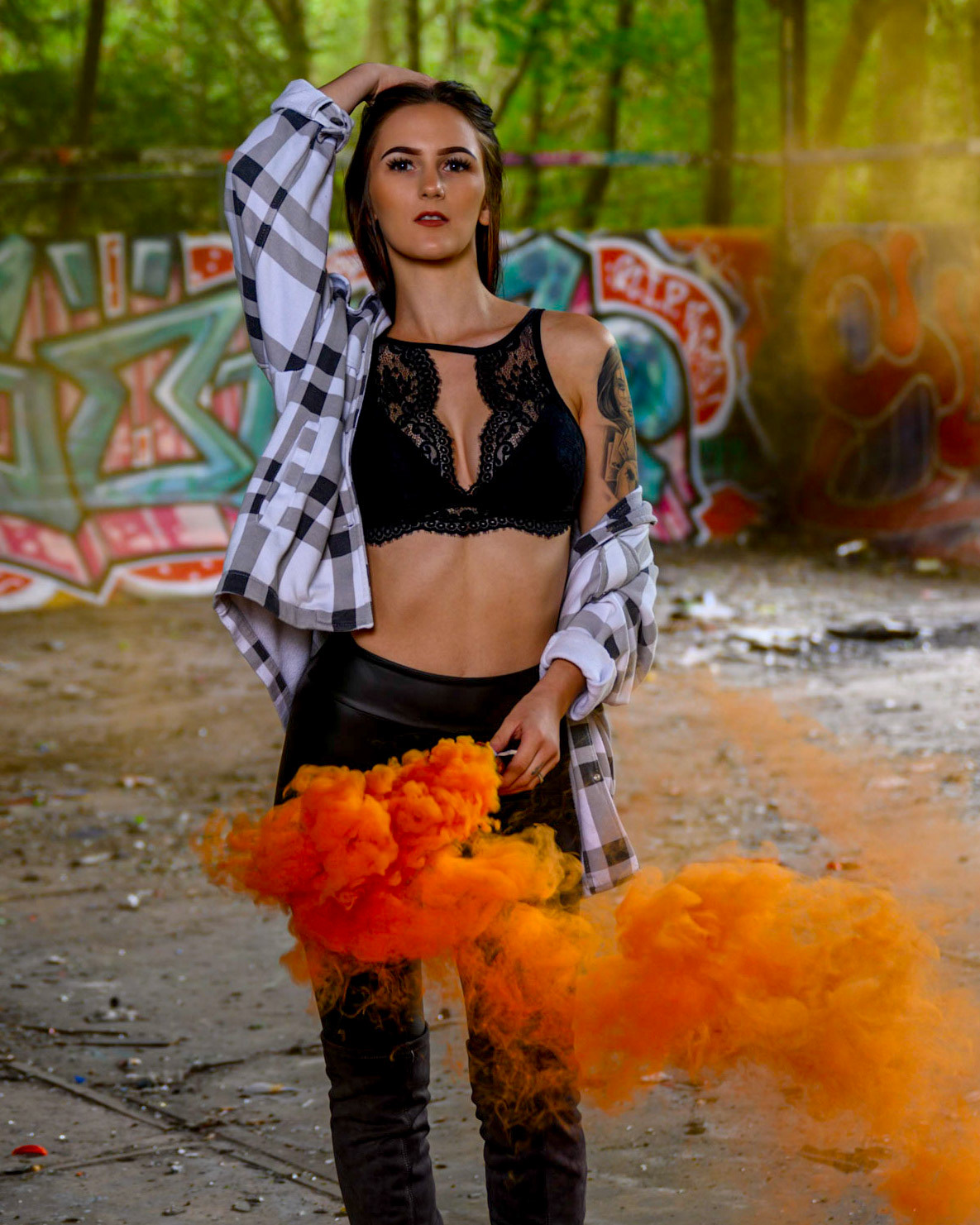Lostplace-Shooting mit Melissa