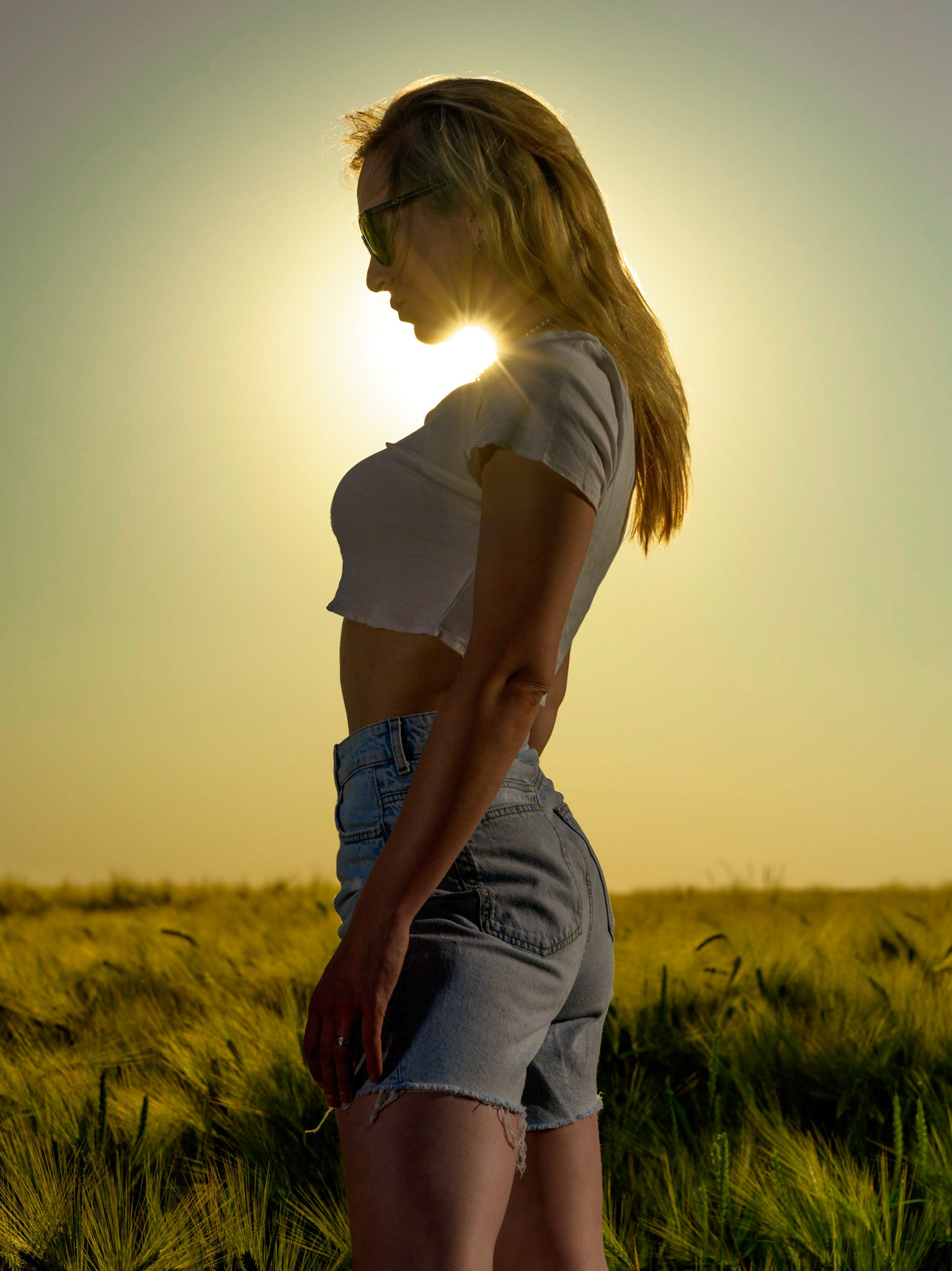 Sunsetshooting mit Cathy