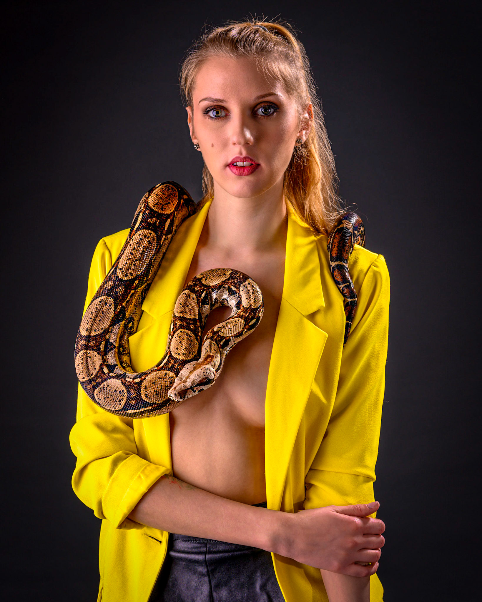 Schlangenshooting mit Nastja