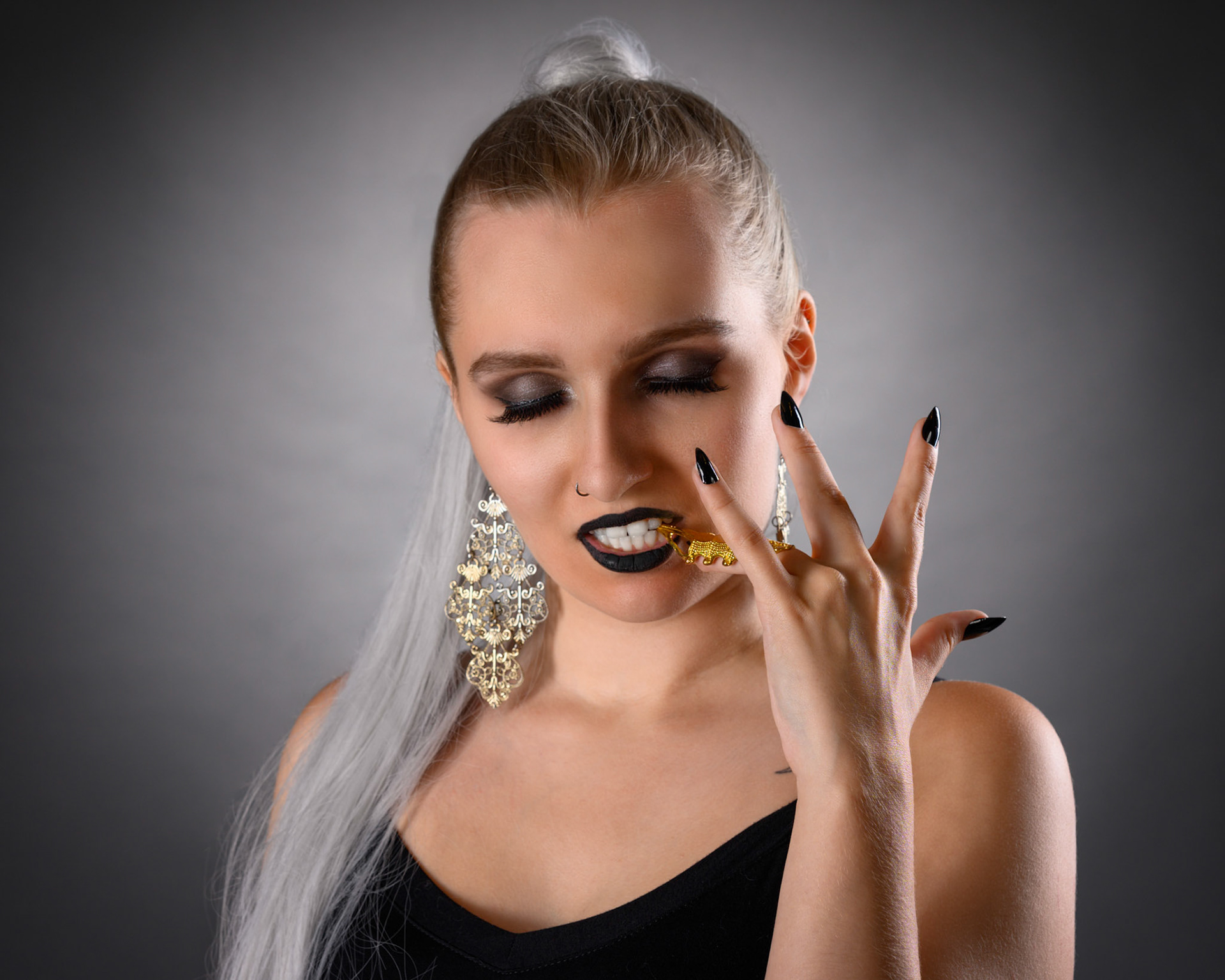 Schlangen-Shooting mit Katharina